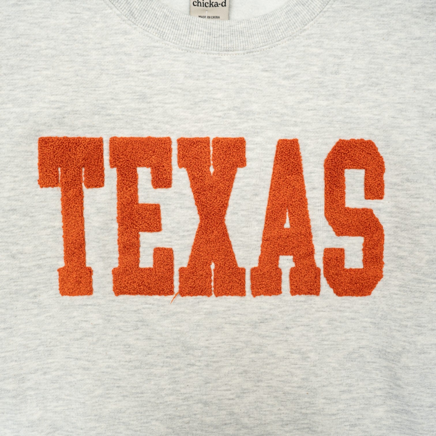 Chicka-D Texas Longhorns Chenille Old School Crew