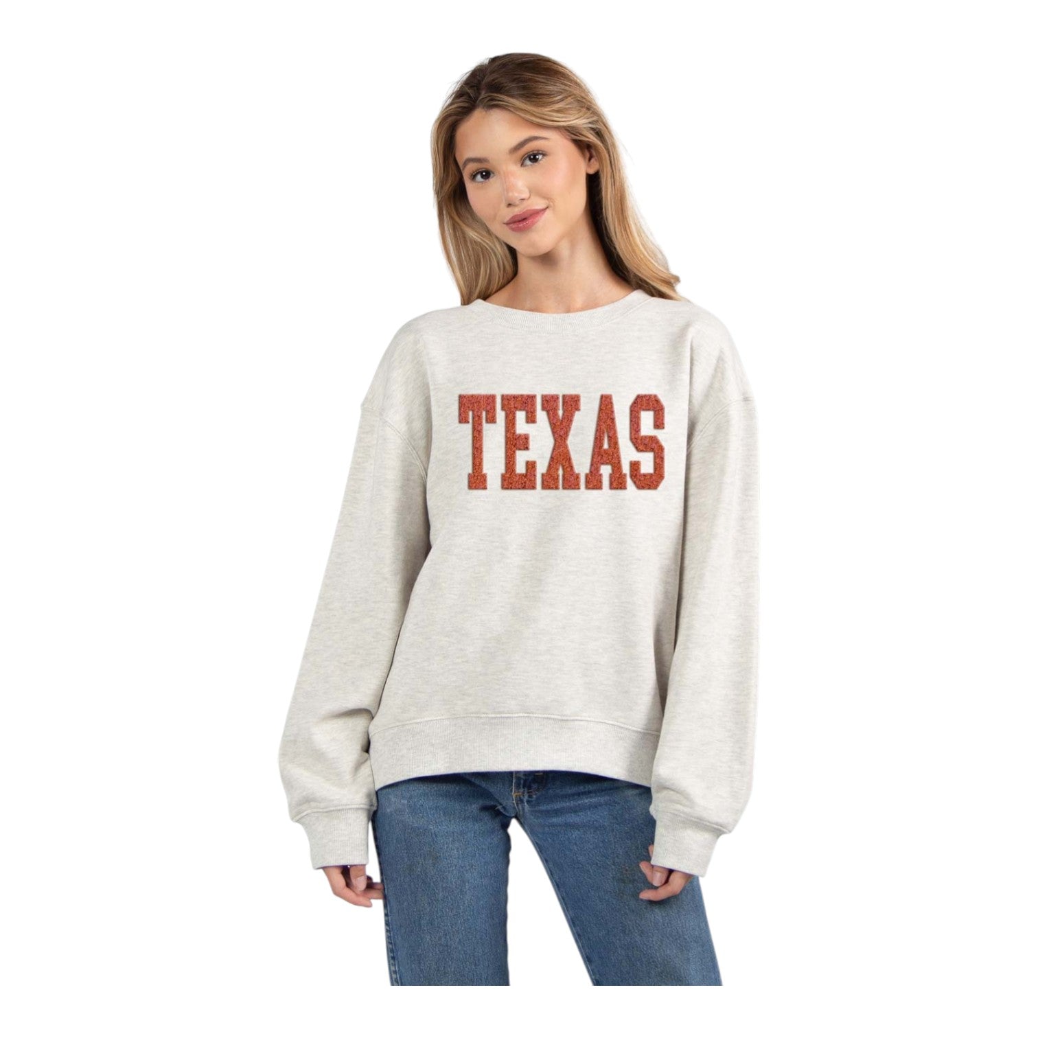 Chicka-D Texas Longhorns Chenille Old School Crew