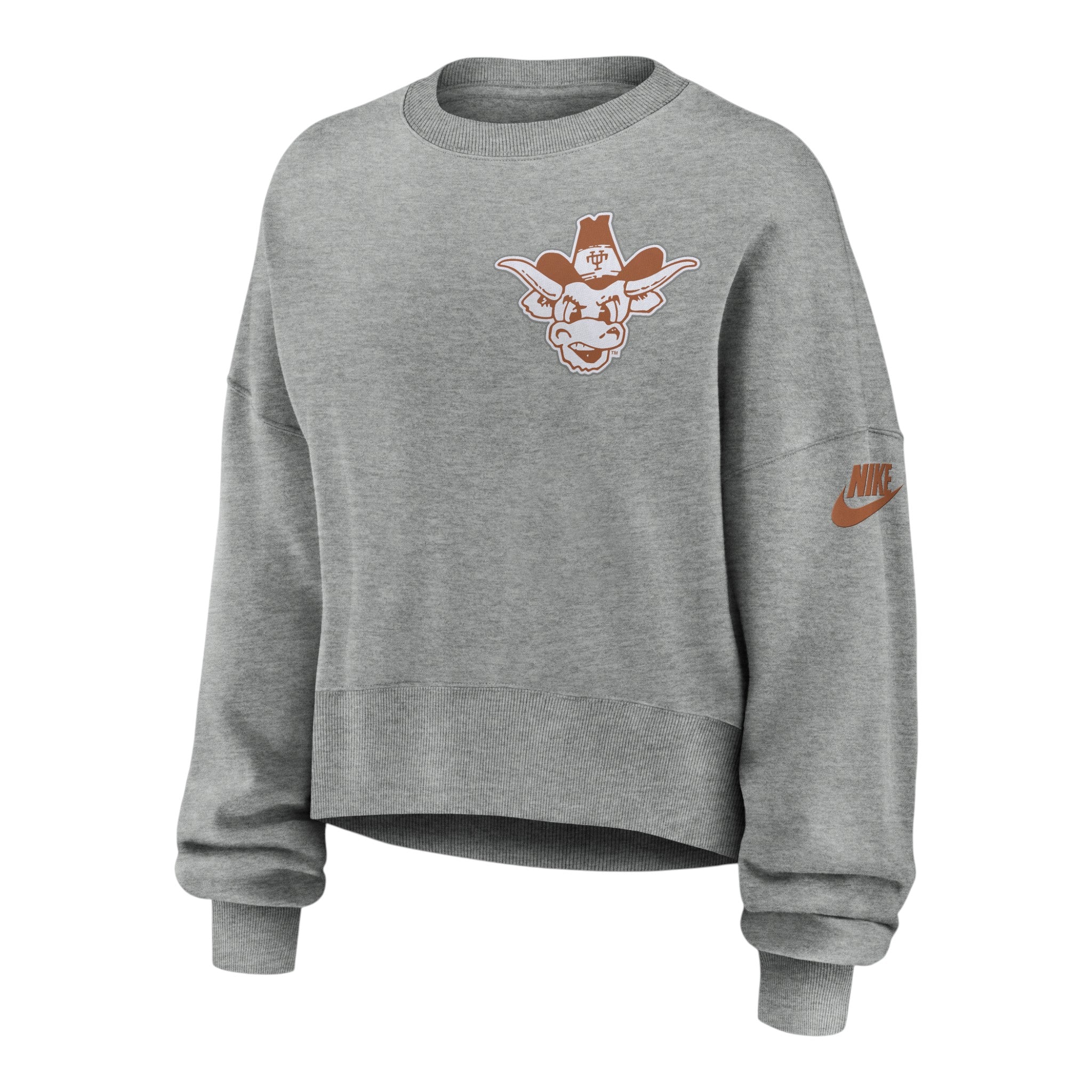 Nike Texas Longhorns Women's Legacy Logo Phoenix Oversized Crew