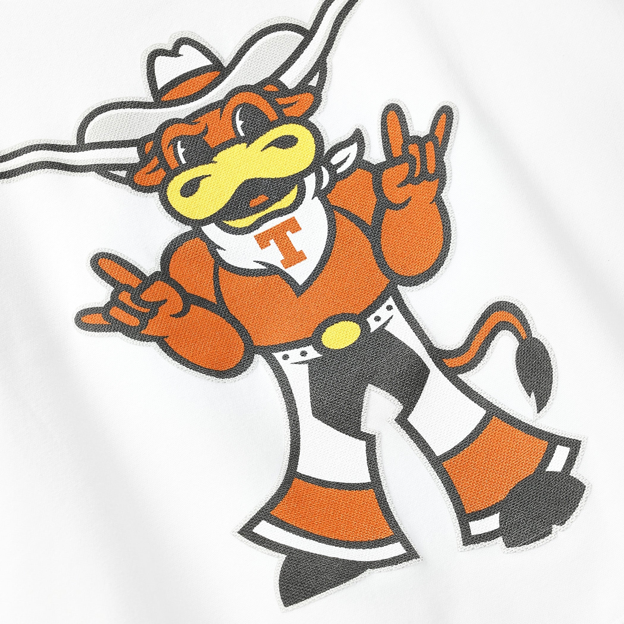 Texas Longhorns Women's Big Canvas Puff Janise Crewneck