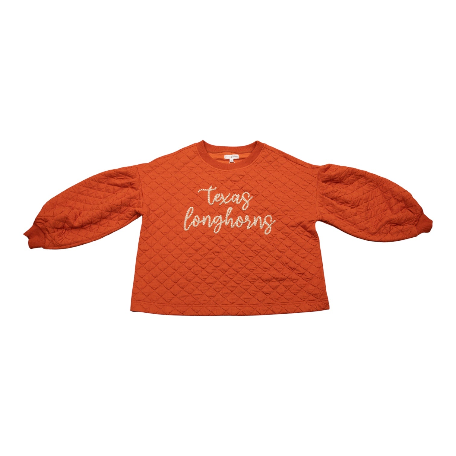 Stewart Simmons Texas Longhorns Campus Quilted Pearl Pullover