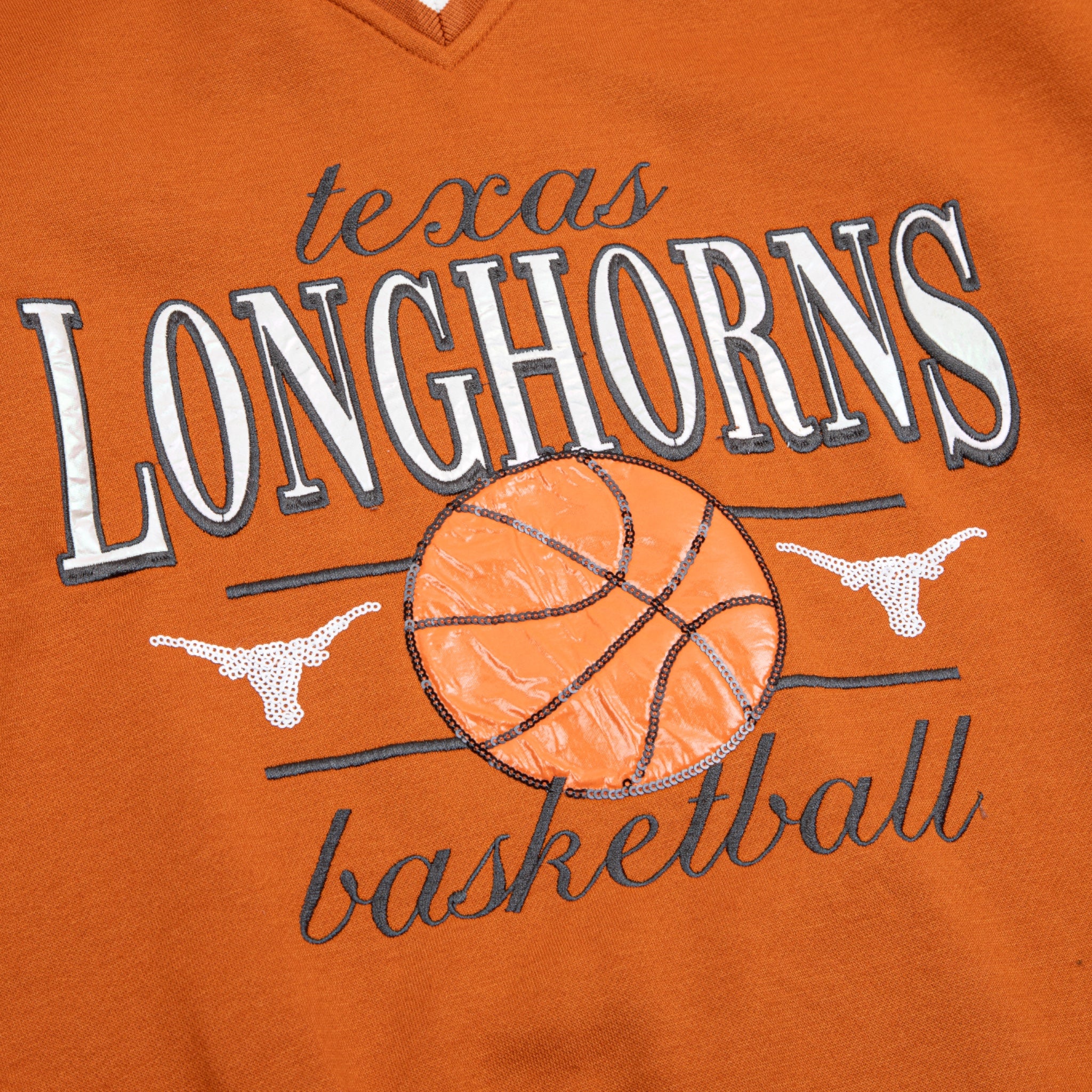 Stewart Simmons Texas Longhorns Courtside V-Neck Pullover