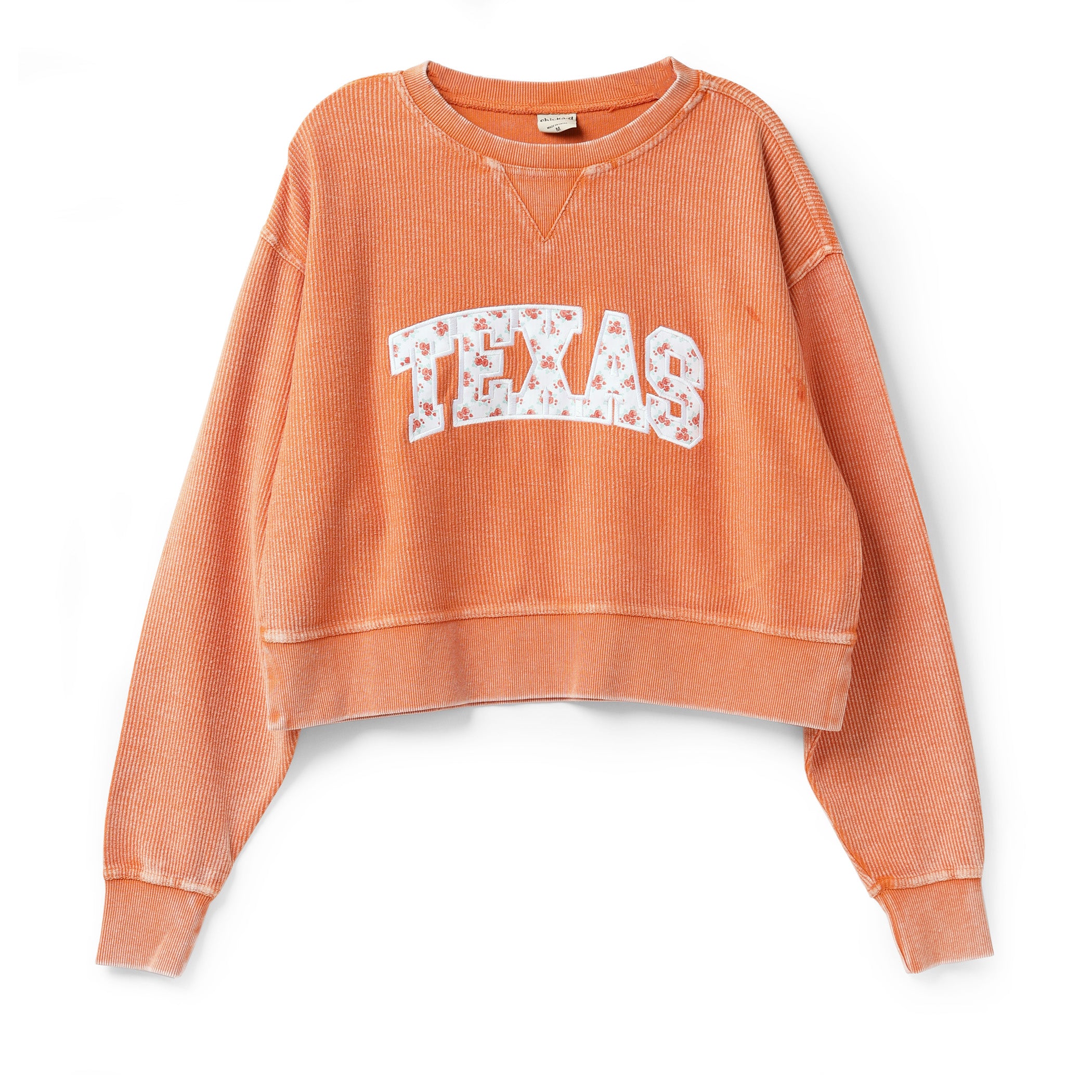 Chicka-D Texas Longhorns Spring Semester Corded Boxy Pullover