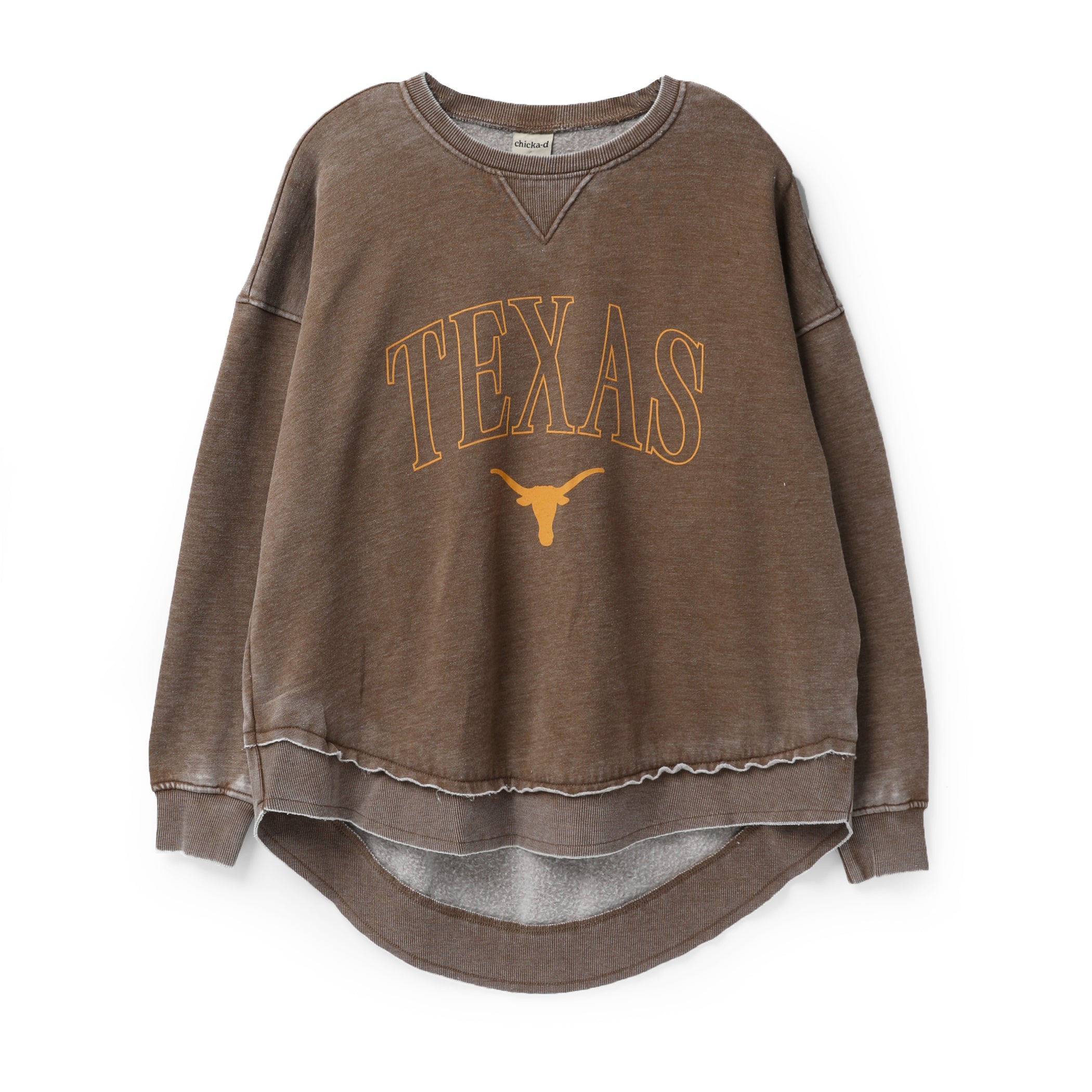 Chicka-D Texas Longhorns Half Time Campus Pullover