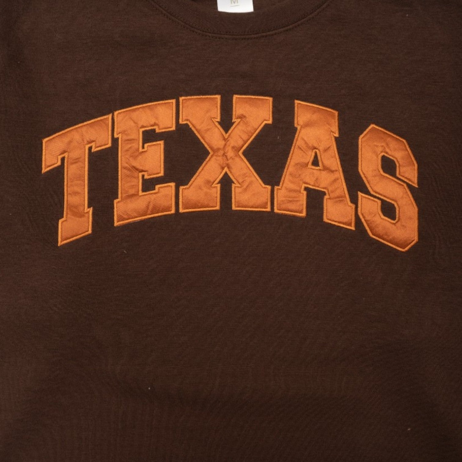 Texas Satin Applique Crew