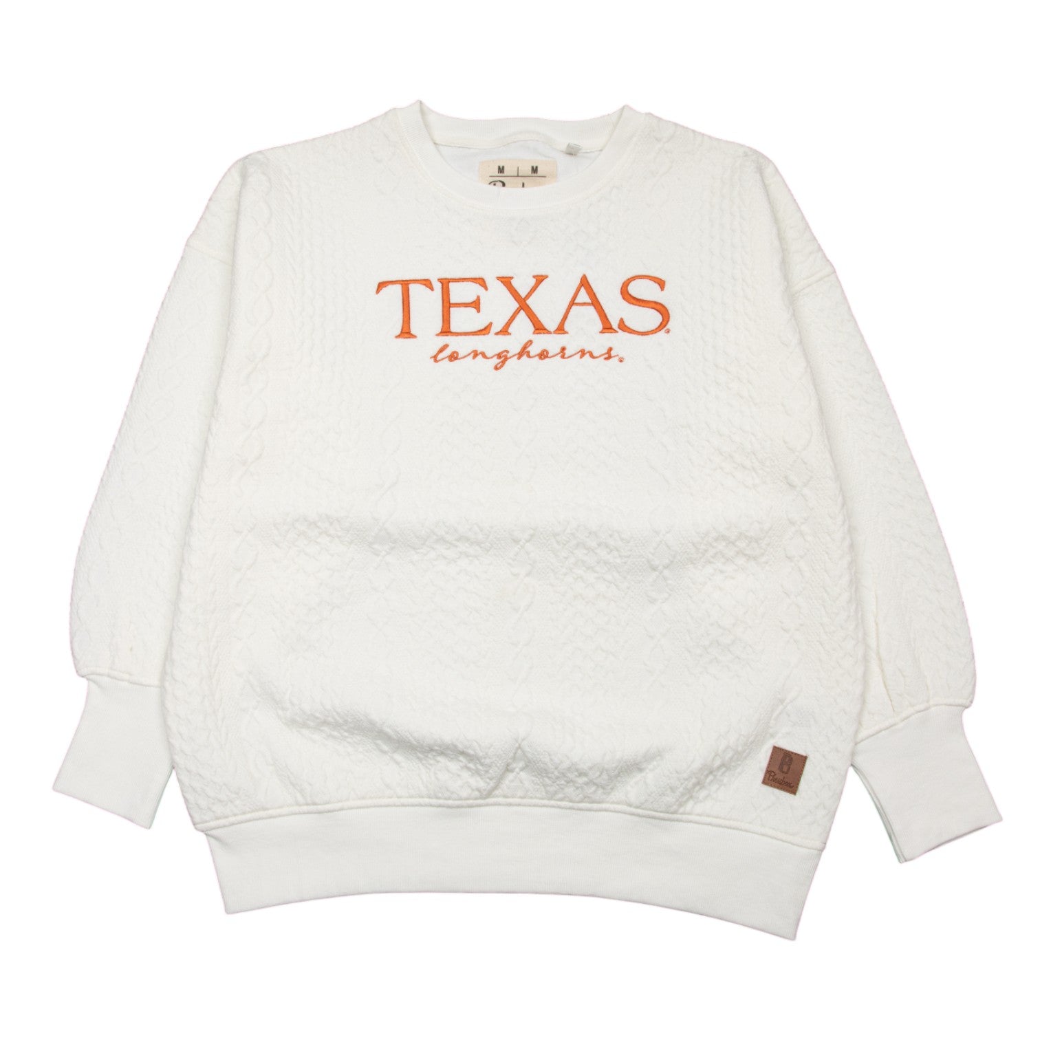 Texas Longhorns Champagne Brandberg Quilted FleeceTexas Longhorns Champagne Brandberg Quilted Fleece