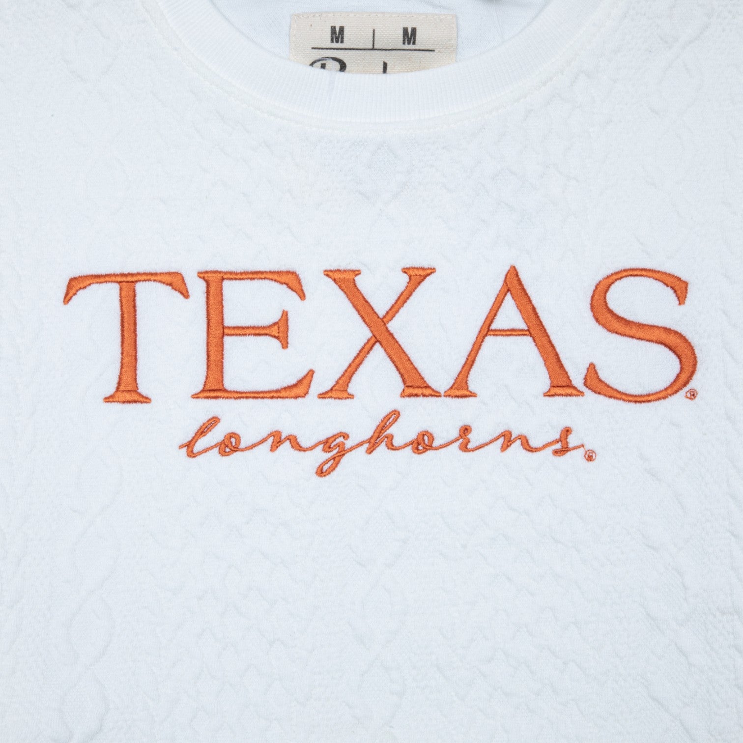 Texas Longhorns Champagne Brandberg Quilted FleeceTexas Longhorns Champagne Brandberg Quilted Fleece