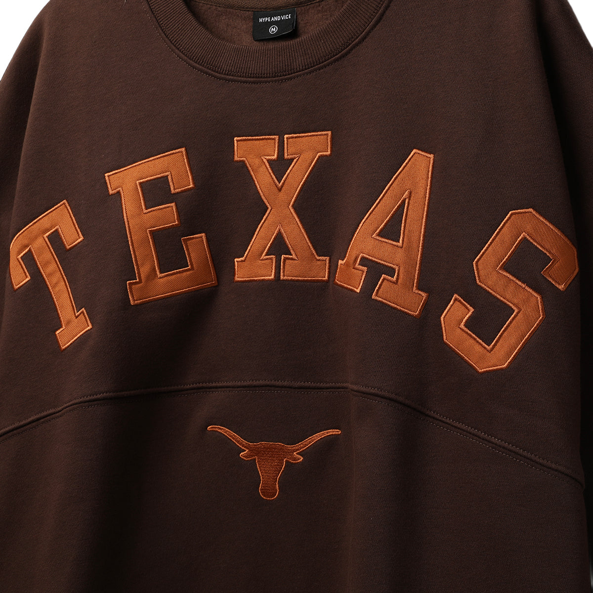 Hype And Vice Texas Longhorns Collegiate Crewneck