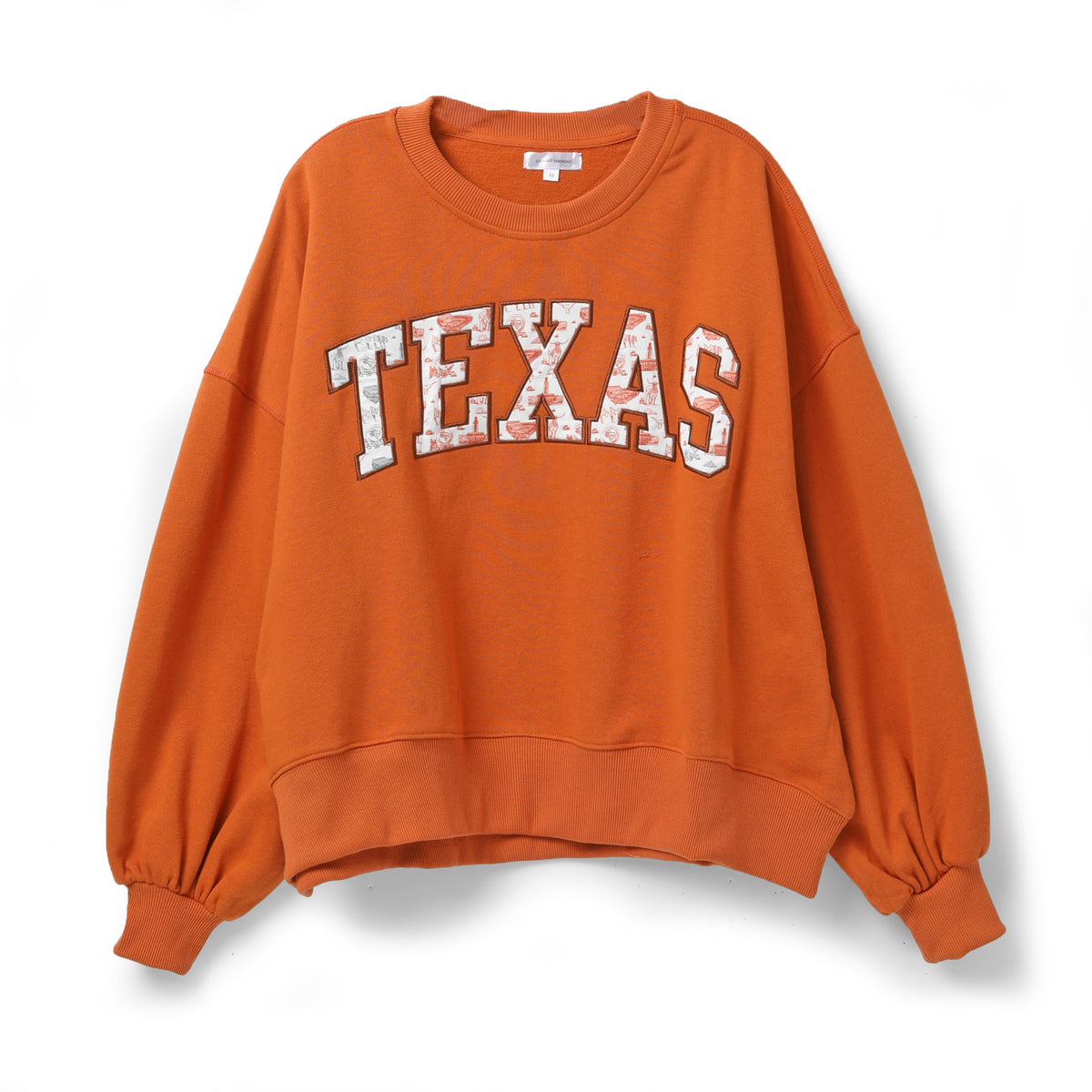 Stewart Simmons Texas Longhorns Halftime Toile Sweatshirt