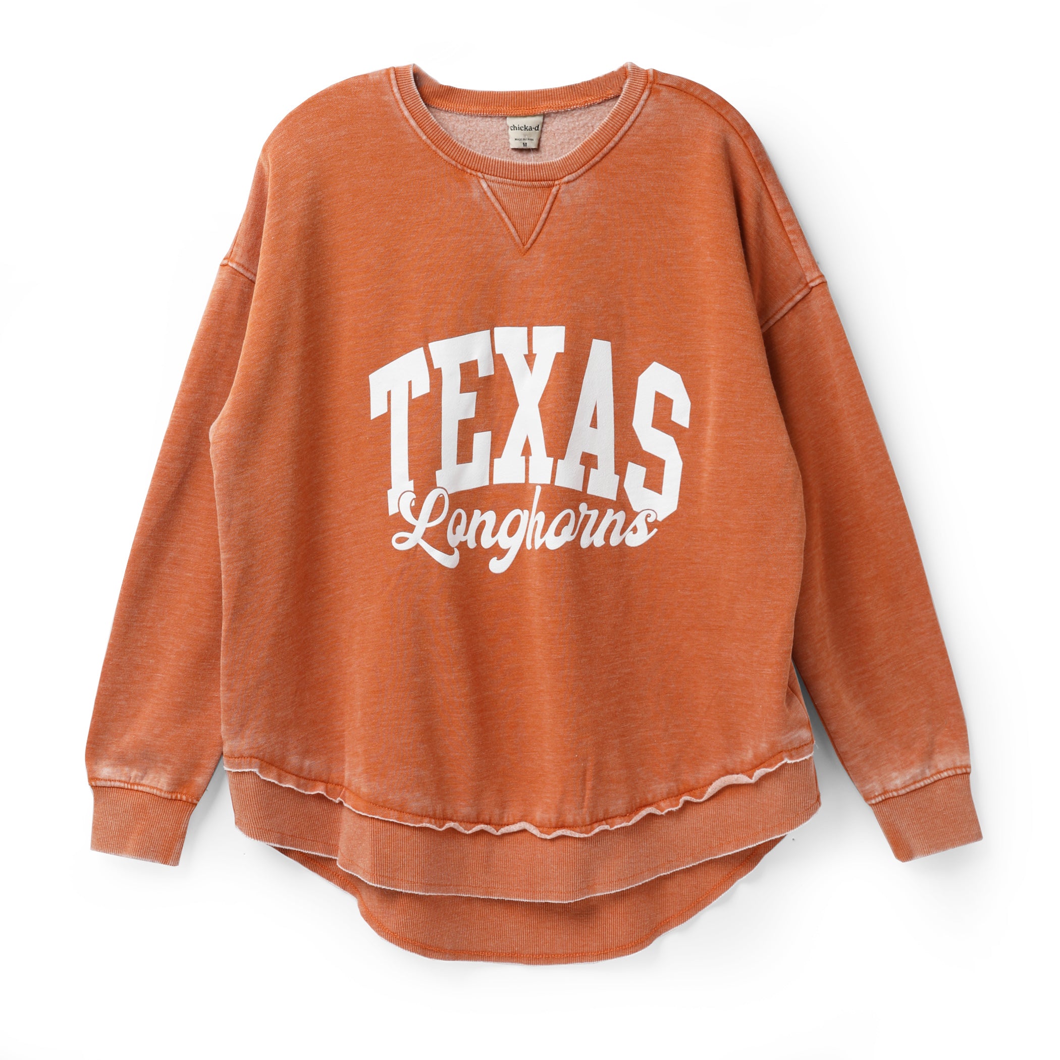 Chicka-D Texas Longhorns Coed Campus Pullover