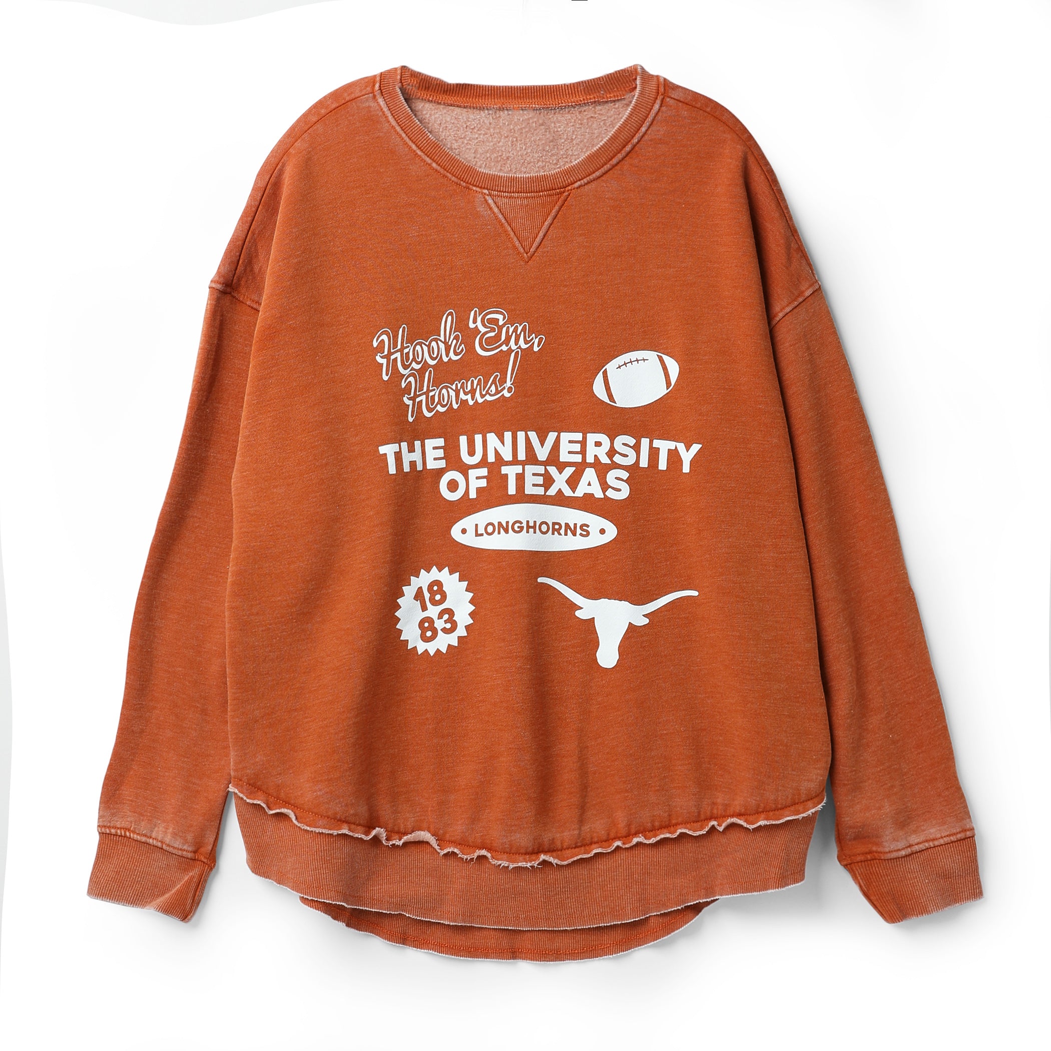 Texas Longhorns Icons Burnout Campus Pullover