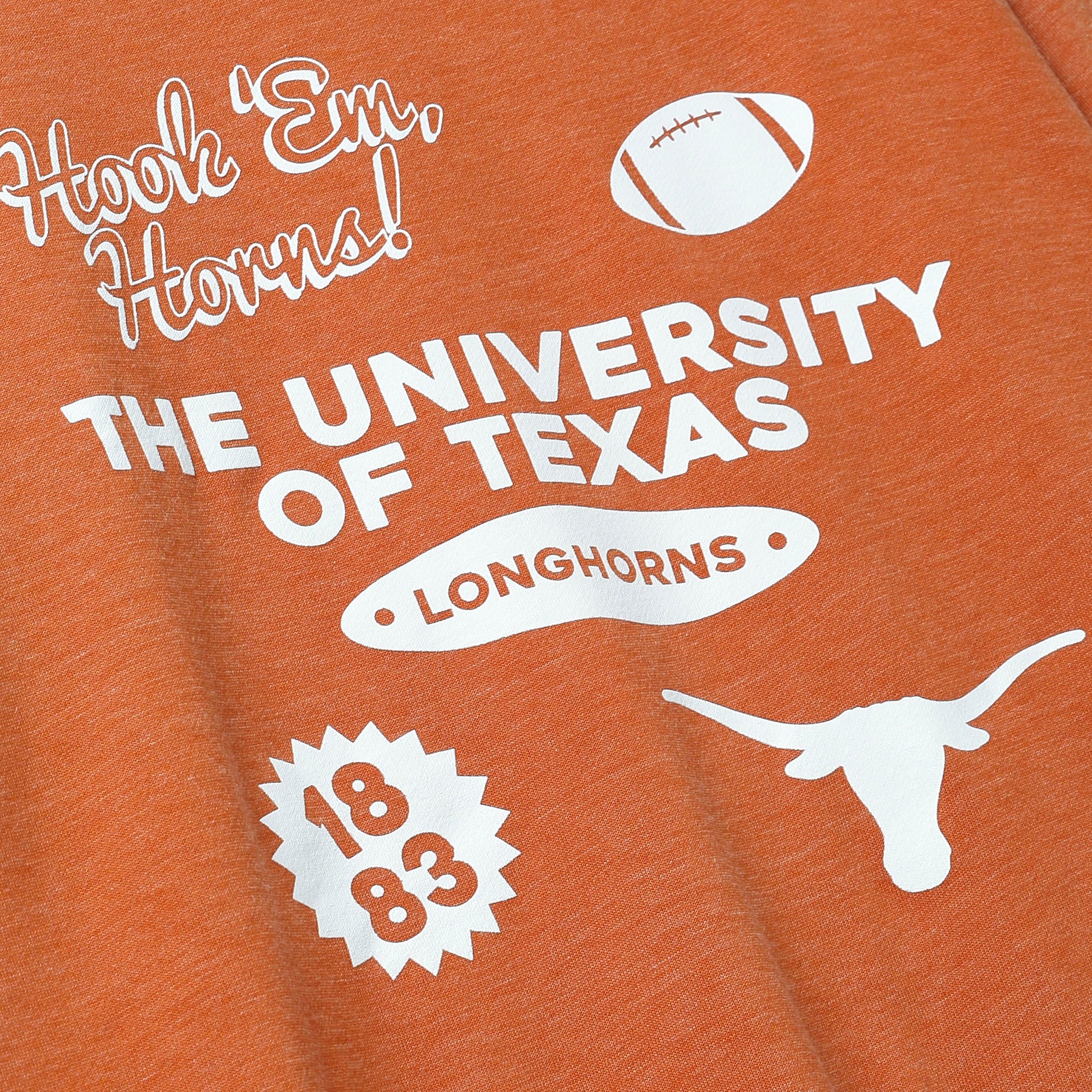 Texas Longhorns Icons Burnout Campus Pullover