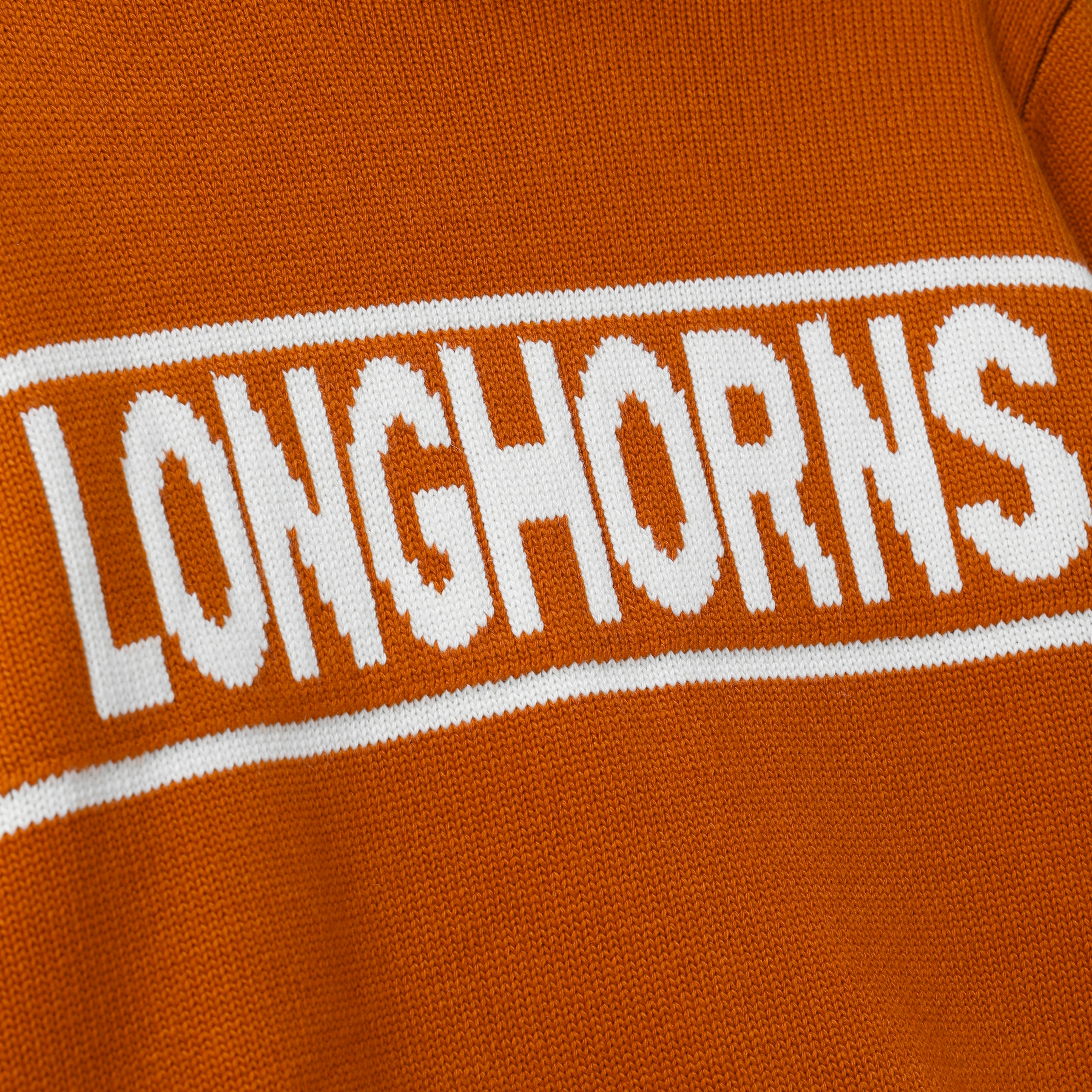 Texas Longhorns Railway Rolled Turtleneck Sweater