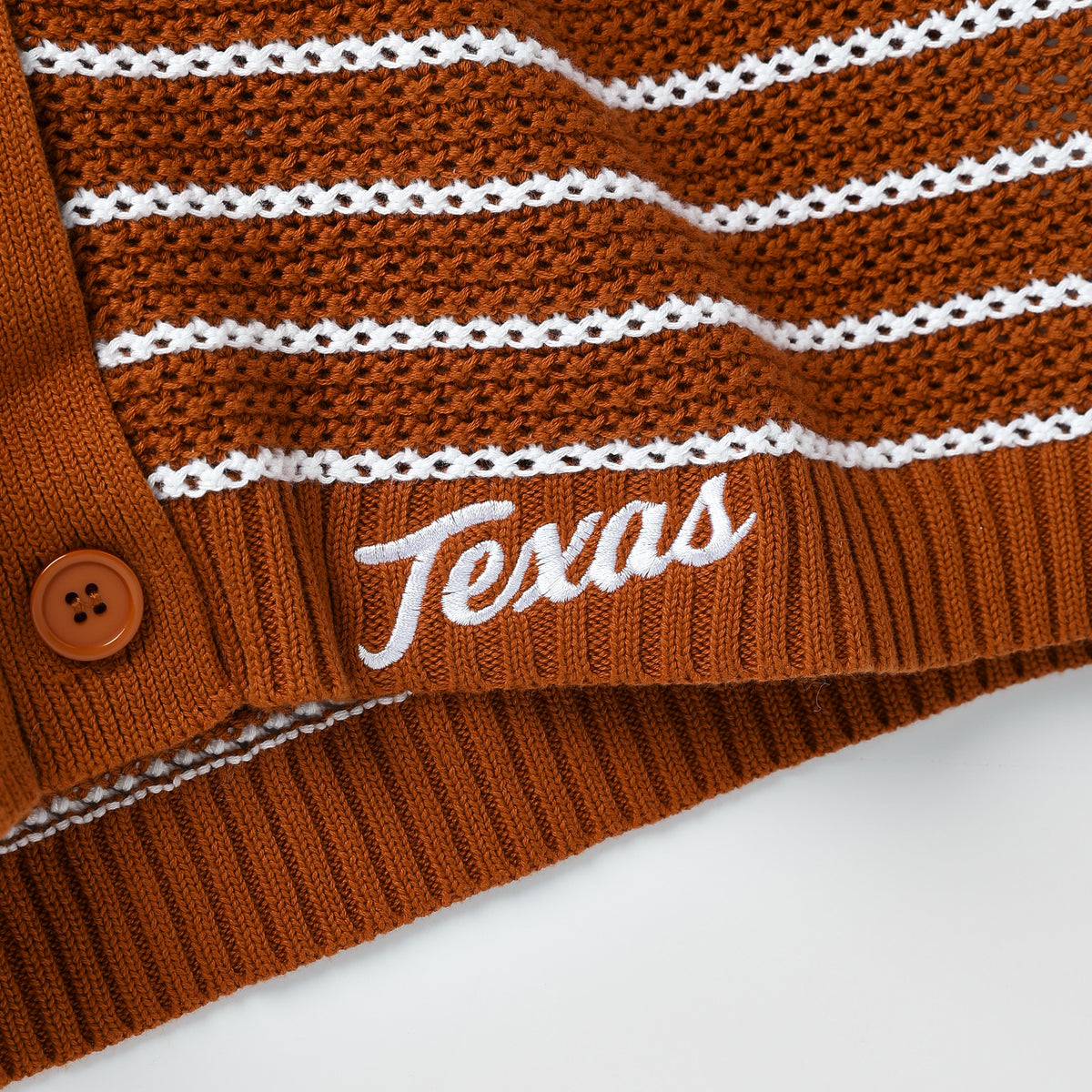 Texas Longhorns Bourdeaux Knit Cardigan