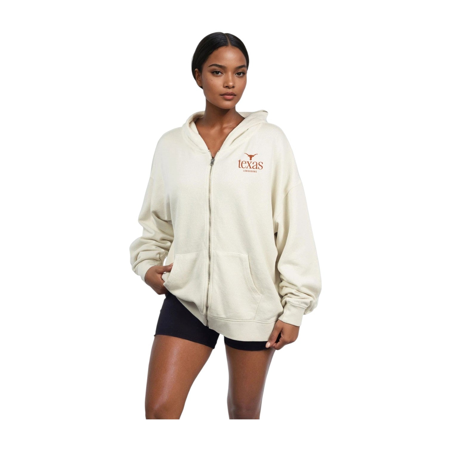 Chicka-D Texas Longhorns French Terry Zip-Up