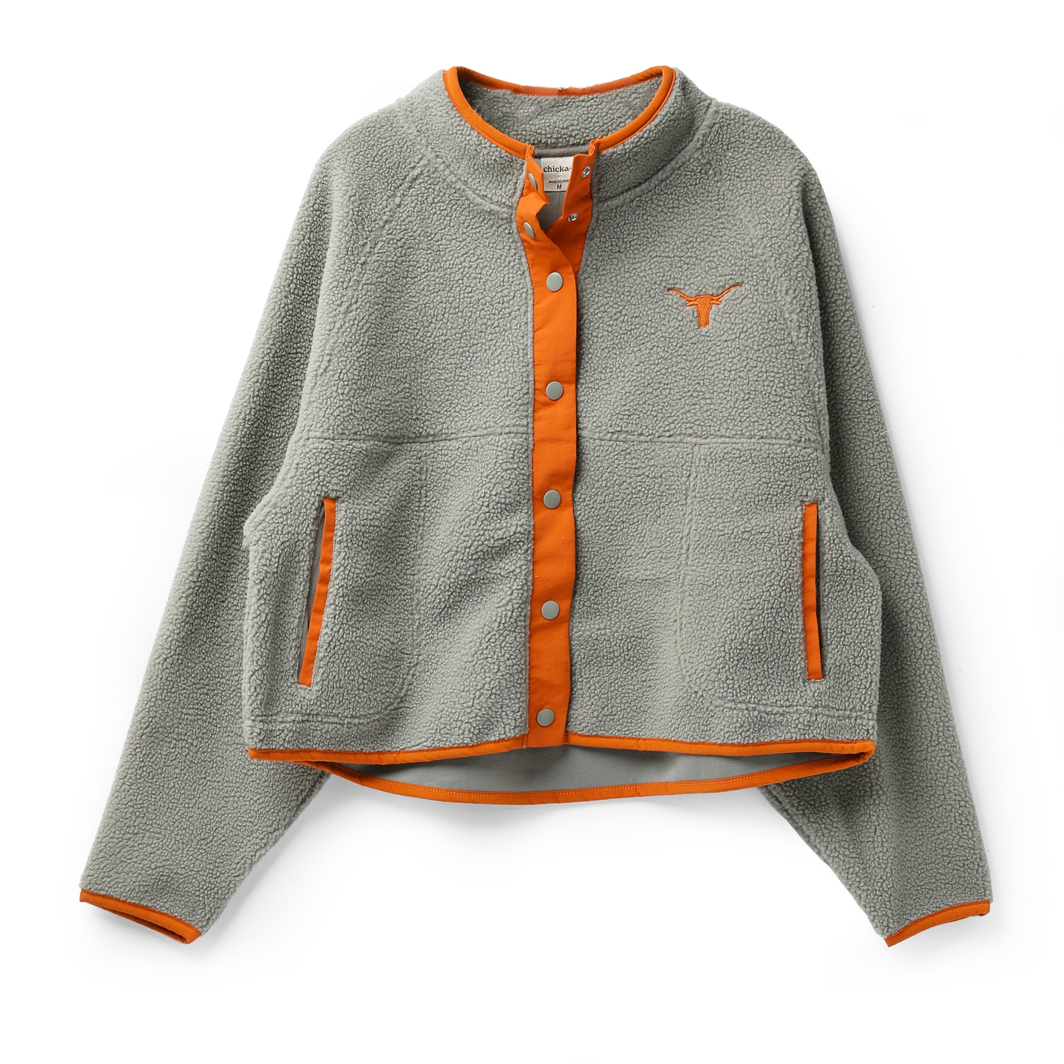 Chicka-D Texas Longhorns Snap To It Sherpa Jacket