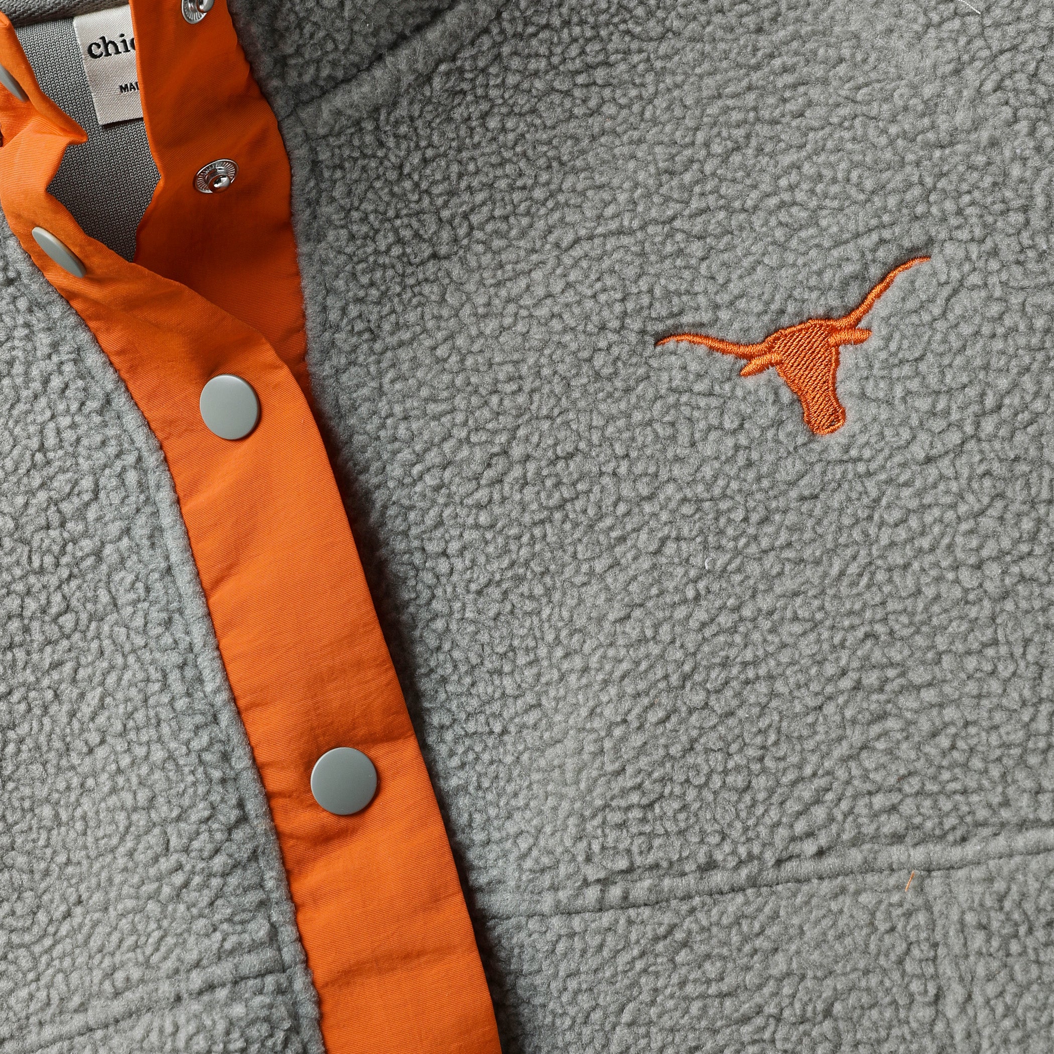 Chicka-D Texas Longhorns Snap To It Sherpa Jacket