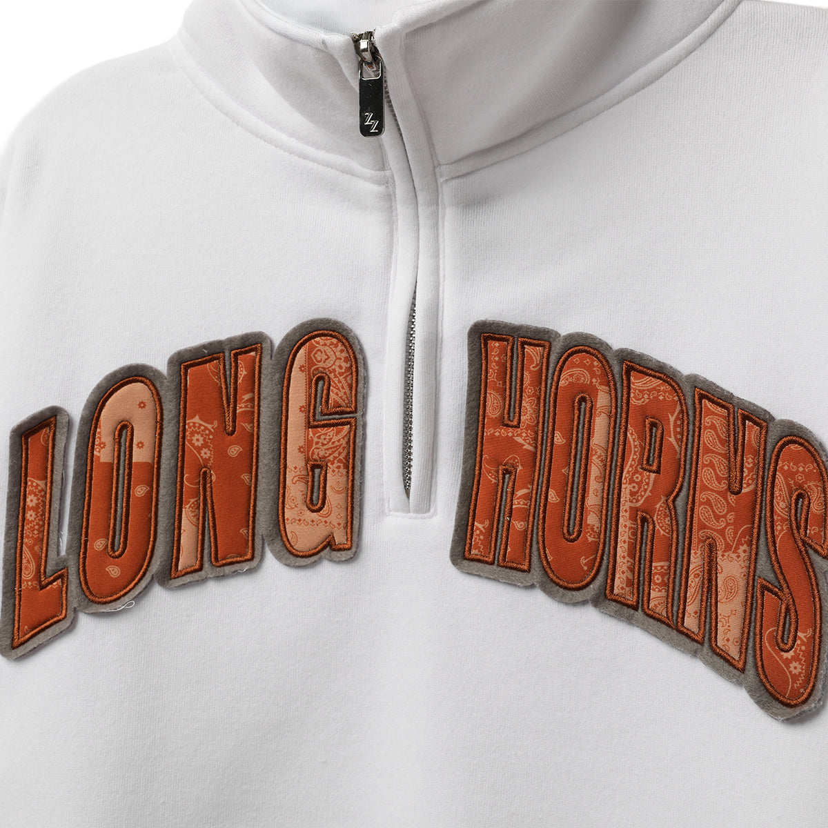 ZooZatZ Texas Longhorns Bandana Longhorn Quarter Zip