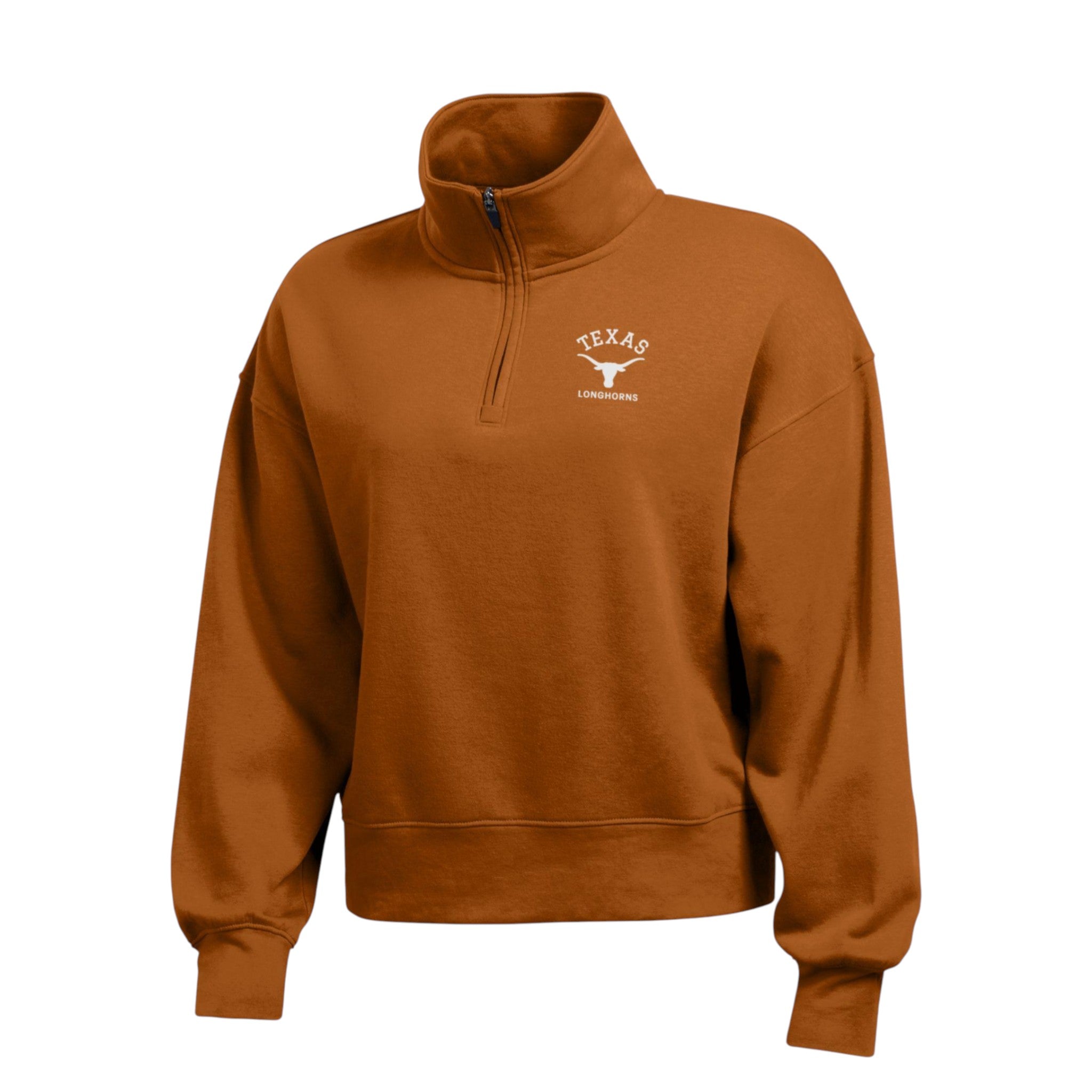 Champion Texas Longhorns Stadium Fleece Quarter Zip Burnt Orange