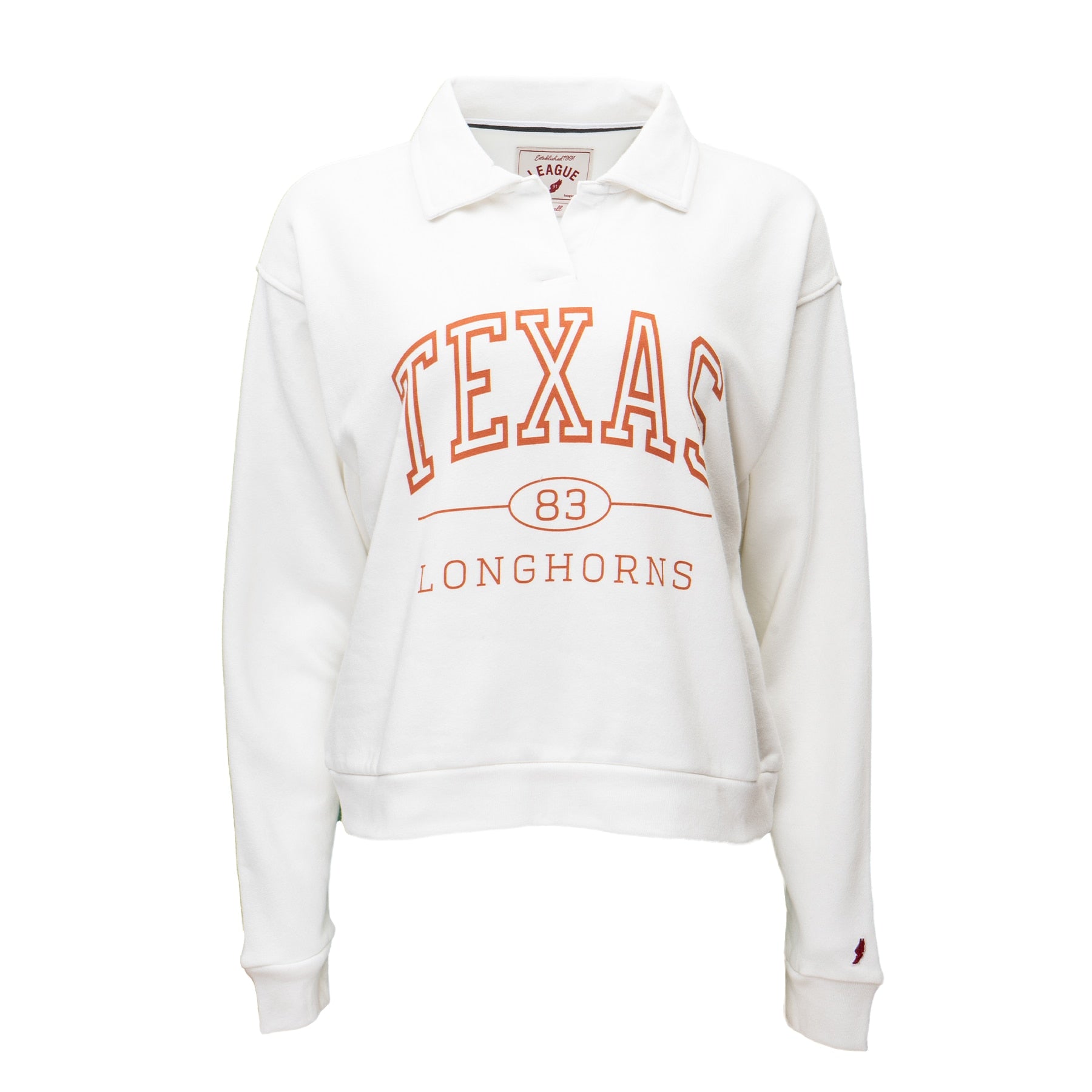 Texas Longhorns Victory Springs Collar Sweatshirt