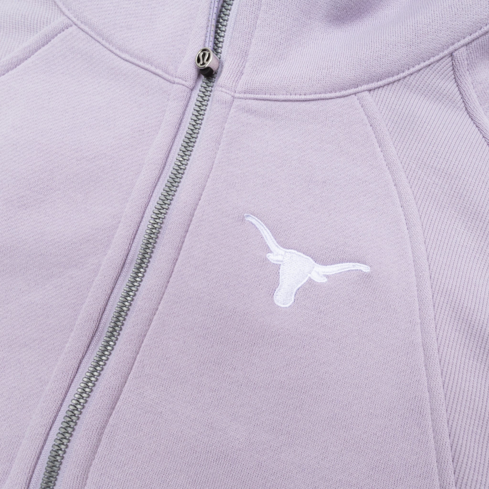 lululemon Texas Longhorns Scuba Oversized Half-Zip Hoodie Light Purple