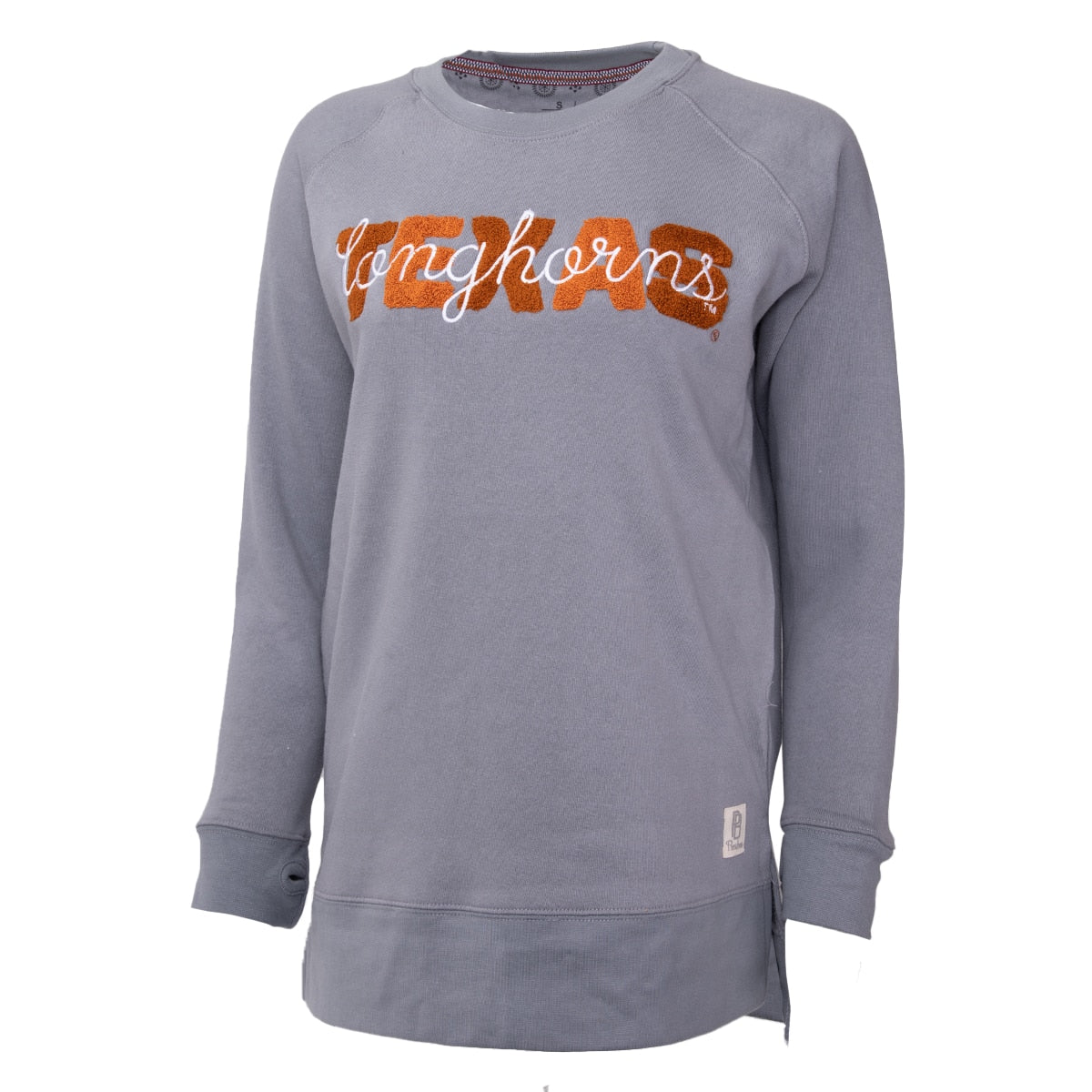 Pressbox Texas Longhorns Pinehurst Raglan Fleece