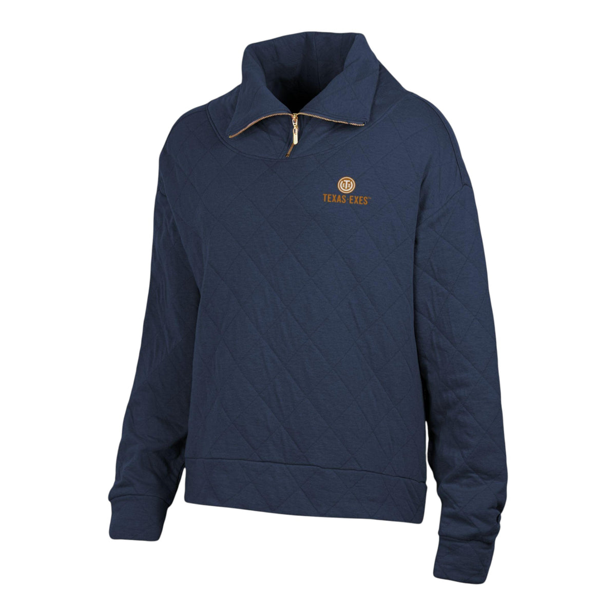 Texas Exes Women's Quilted Quarter Zip