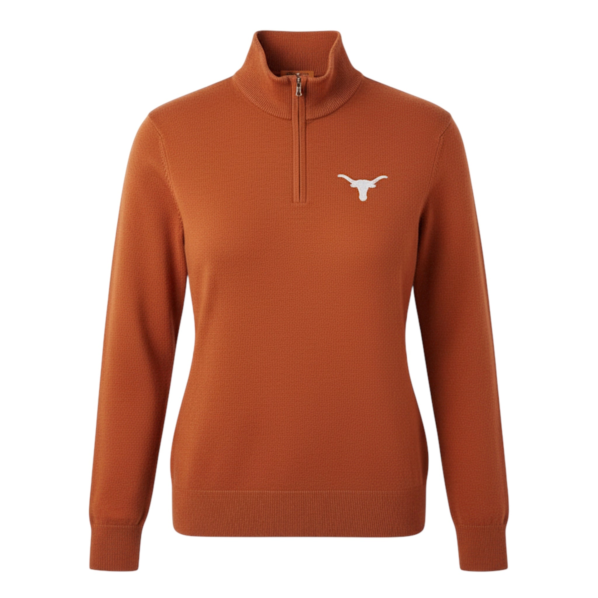 Forty Acres Texas Longhorns Chitown Merino Half Zip