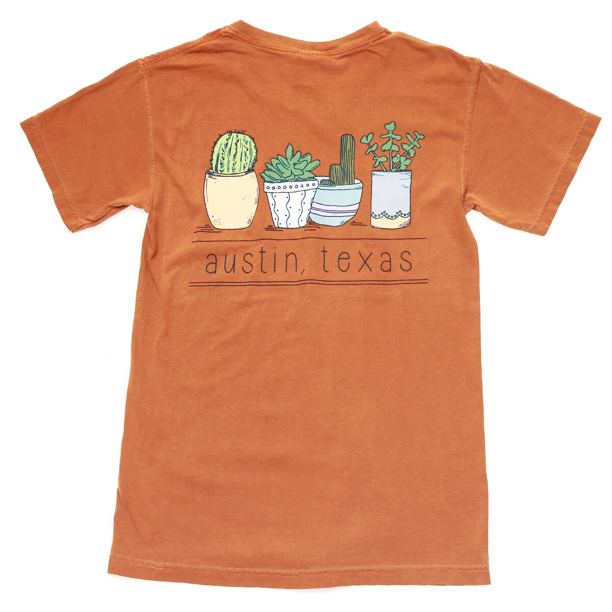 Comfort Colors Collection - Austin Prickly Cactus Tee