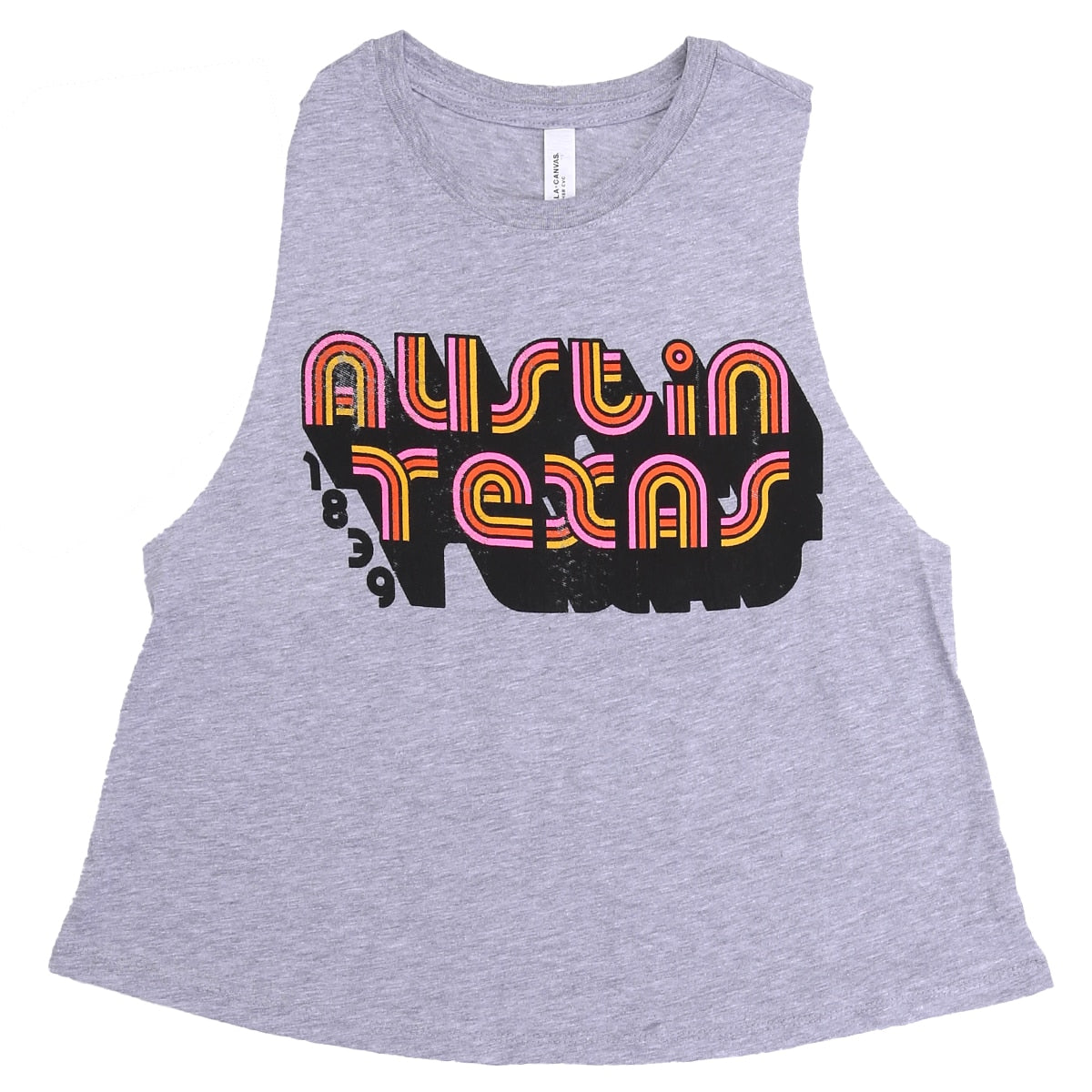 Ladies Racerback ATX vintage Crop tank