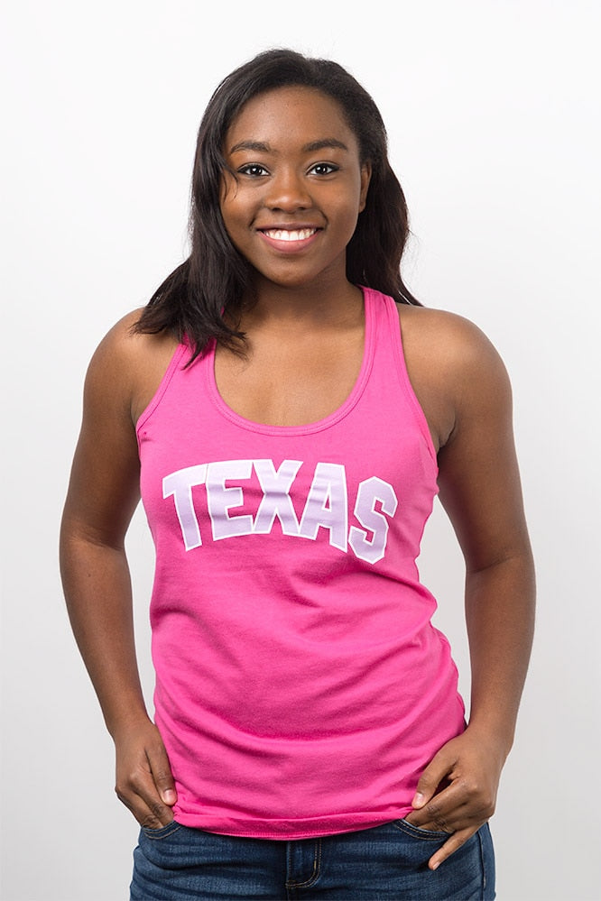 Ladies Texas Arch Racerback Tank