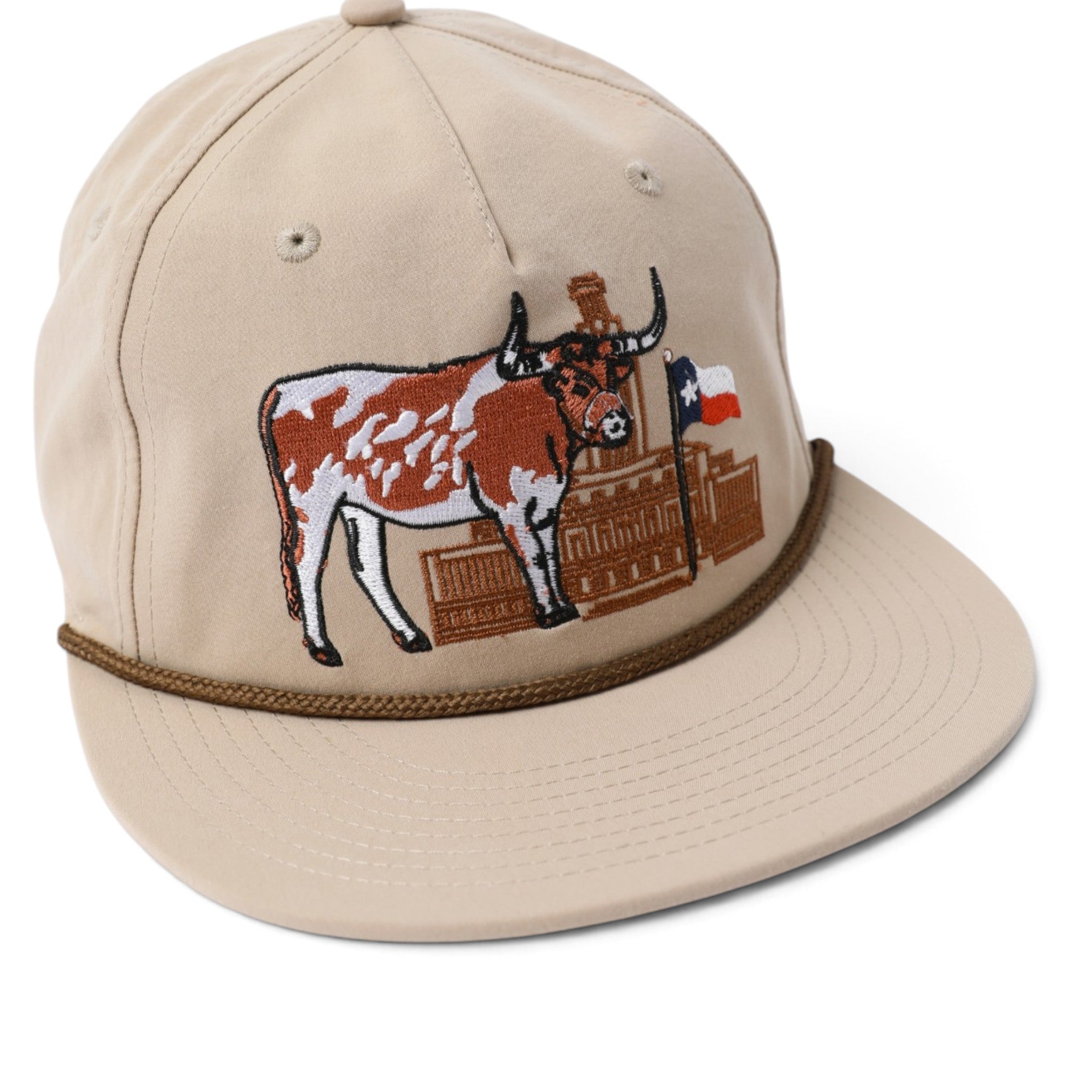 Texas Longhorns 5 Panel Snapback Patch Hat