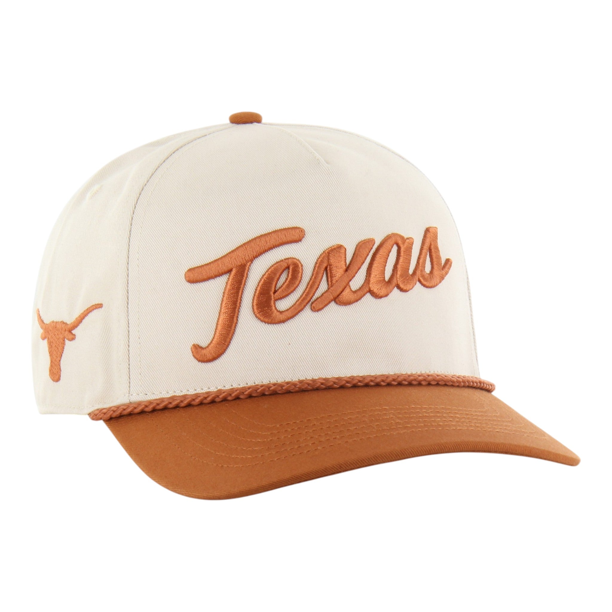 Texas Longhorns '47 Script Steerhead Rope Two Tone Hitch Hat