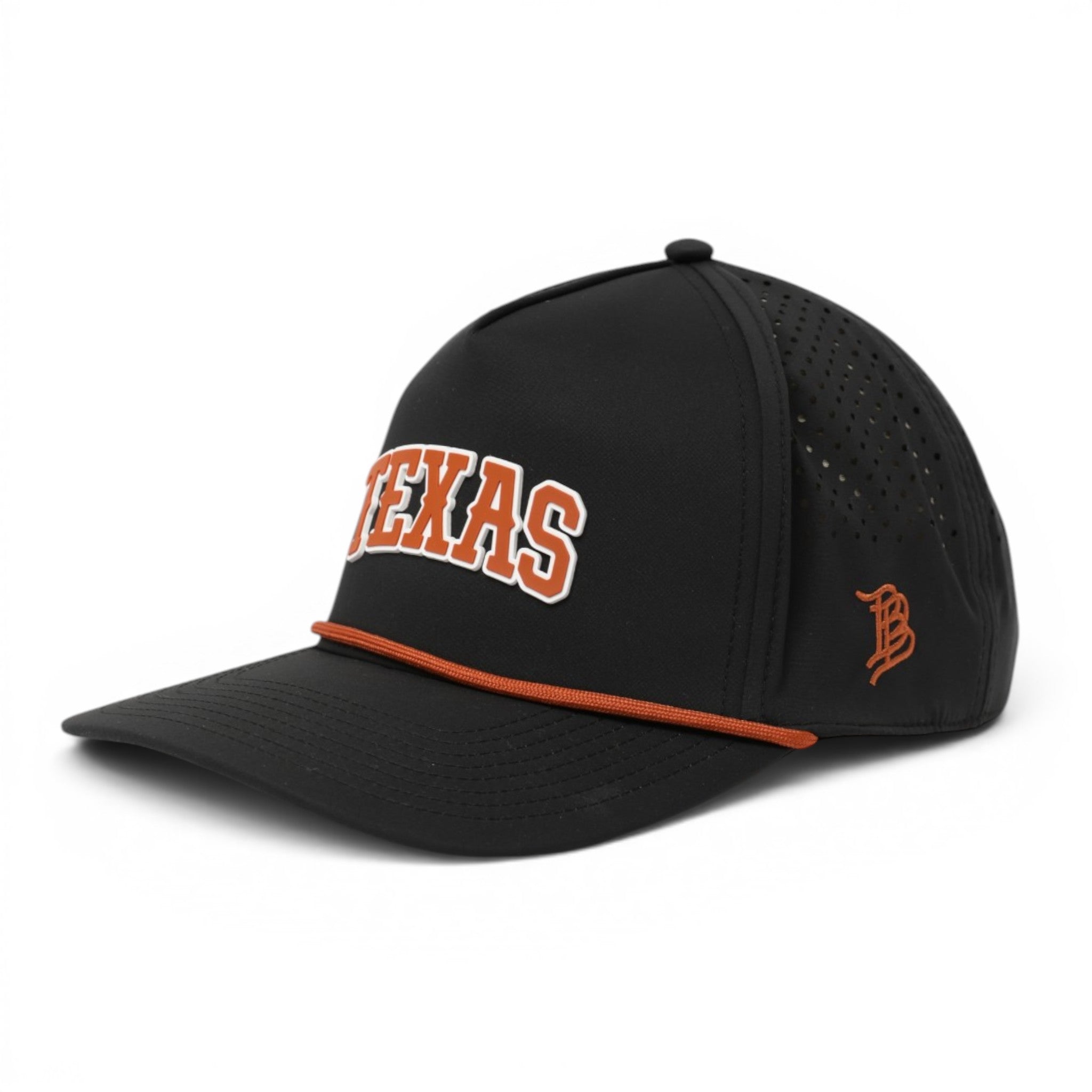Texas Longhorns Curved 5 Panel Perforated Rope Hat