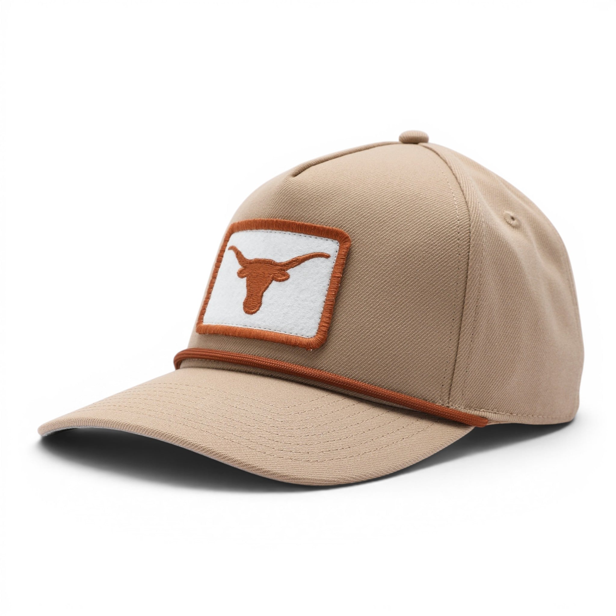 Texas Longhorns Legacy Patch Rope Steerhead 5 Panel Hat