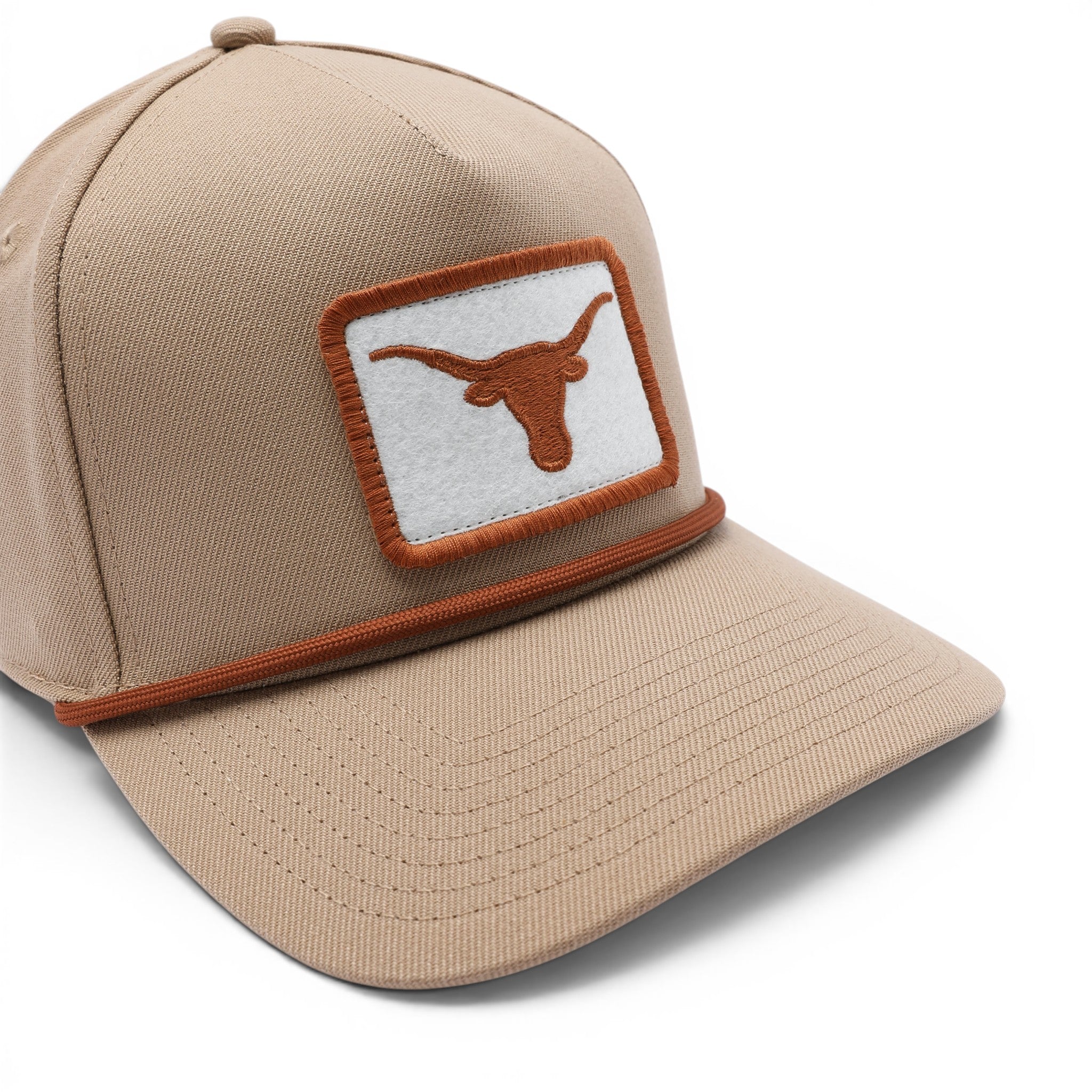 Texas Longhorns Legacy Patch Rope Steerhead 5 Panel Hat