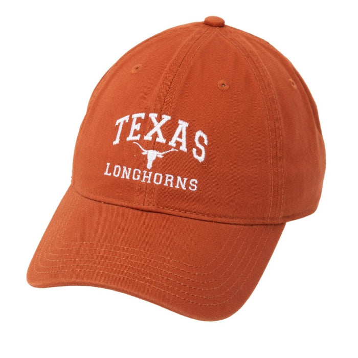 Texas Longhorns Arched EZA Relaxed Twill Adjustable Cap