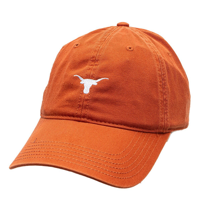 Texas Longhorns EZA Relaxed Twill Mini Embroidered Steer Head Cap