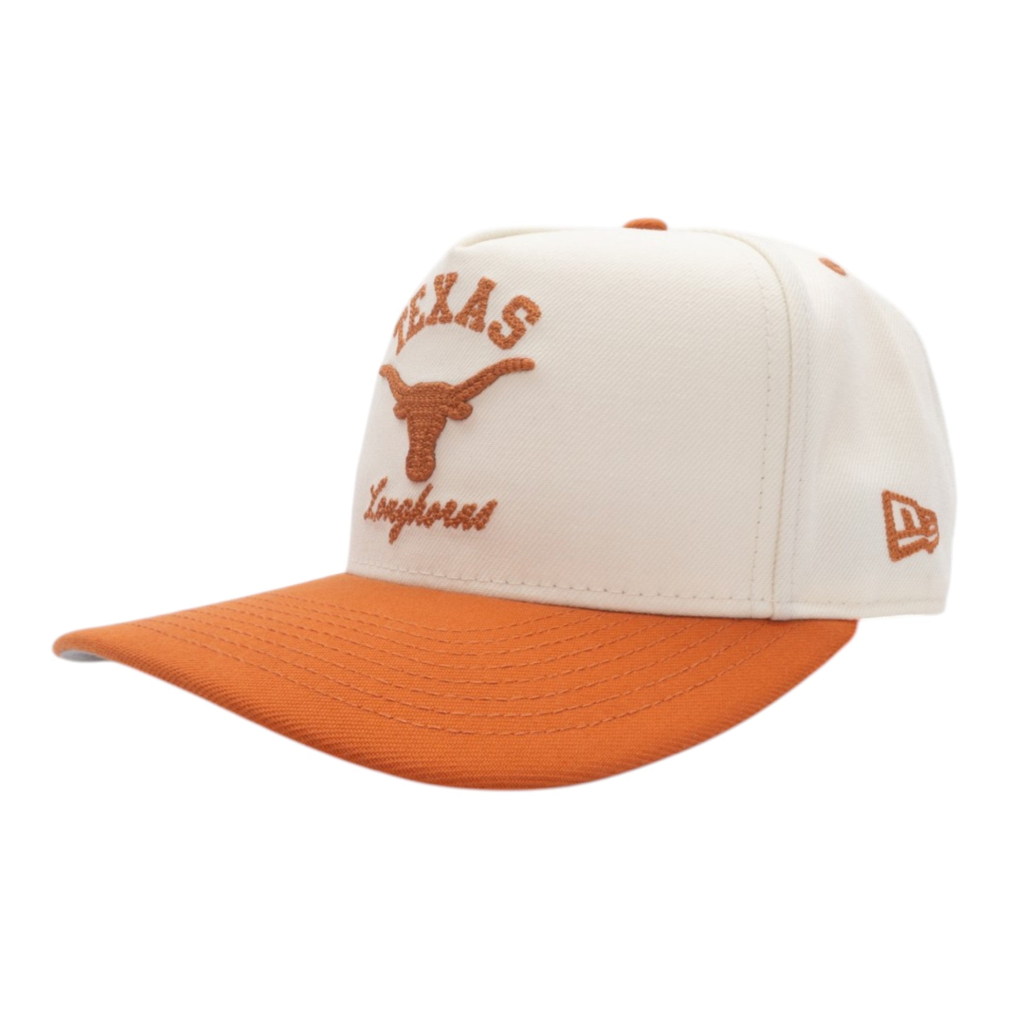 New Era Texas Longhorns 9FIFTY Arched Chain Stitch A Frame Snapback