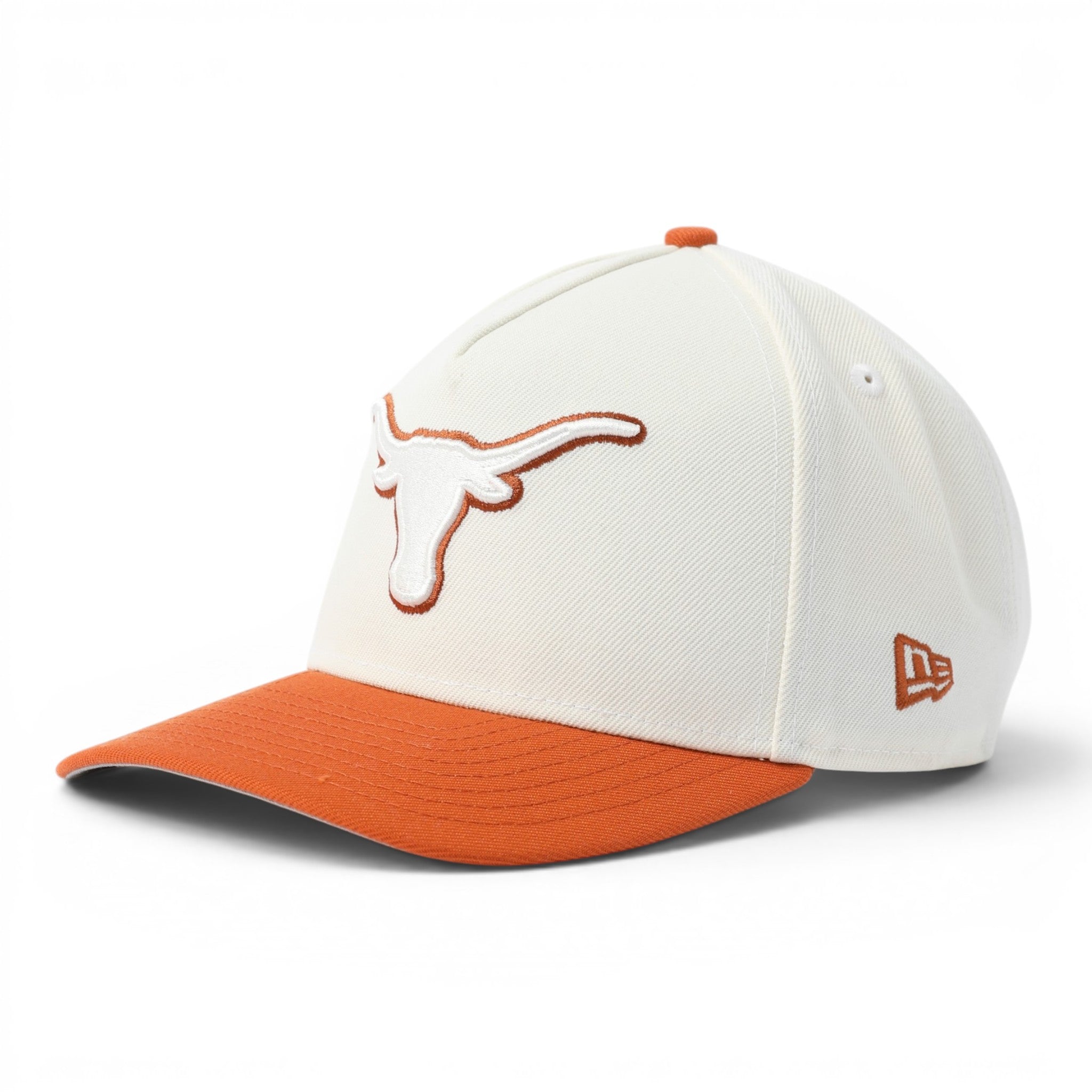 New Era Texas Longhorns 9FIFTY A Frame Chrome Steerhead Hat