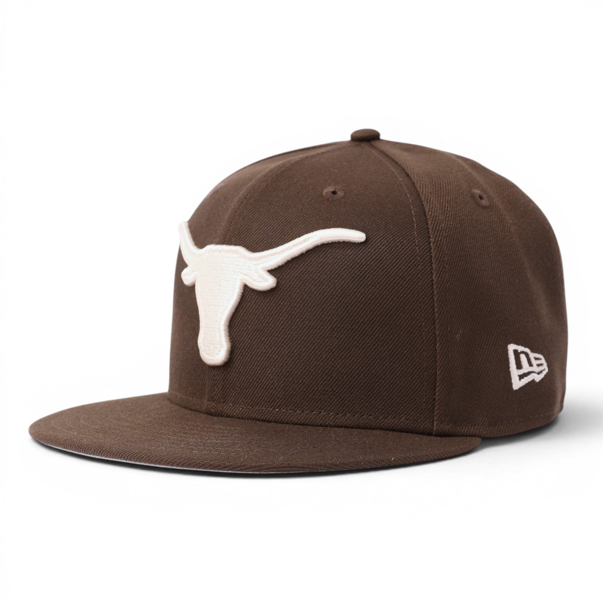 New Era Texas Longhorns 59FIFTY Brown Steerhead Fitted Hat