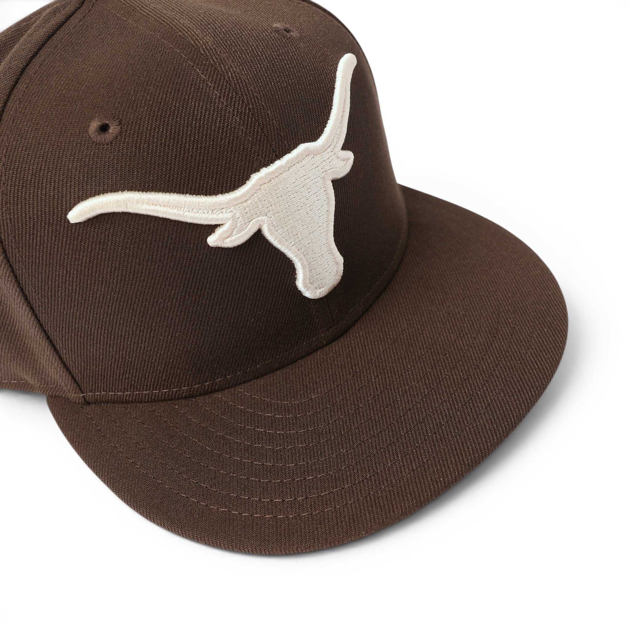 New Era Texas Longhorns 59FIFTY Brown Steerhead Fitted Hat