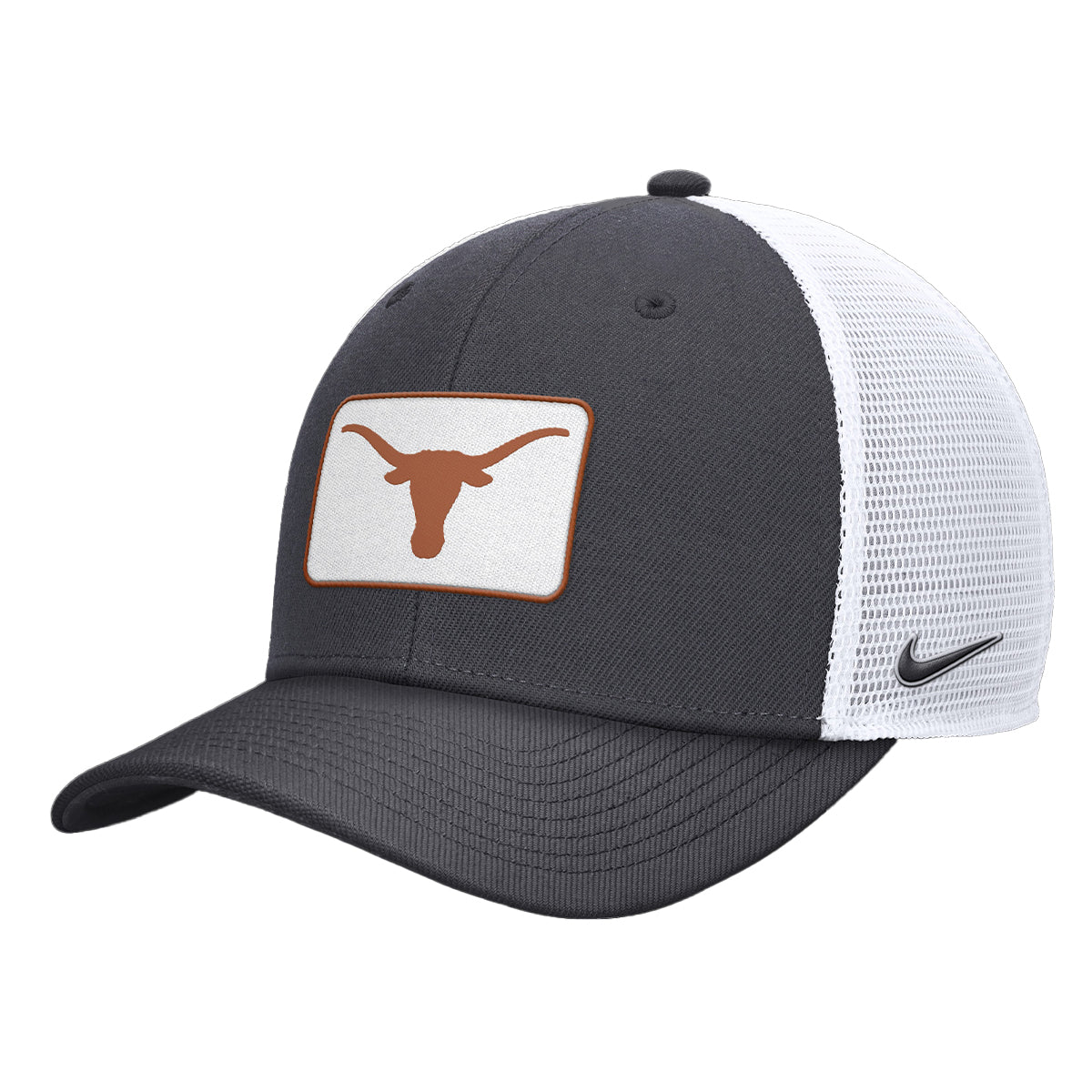 茶 nacky Nike Texas Longhorns Structured Trucker Steerhead Patch Hat