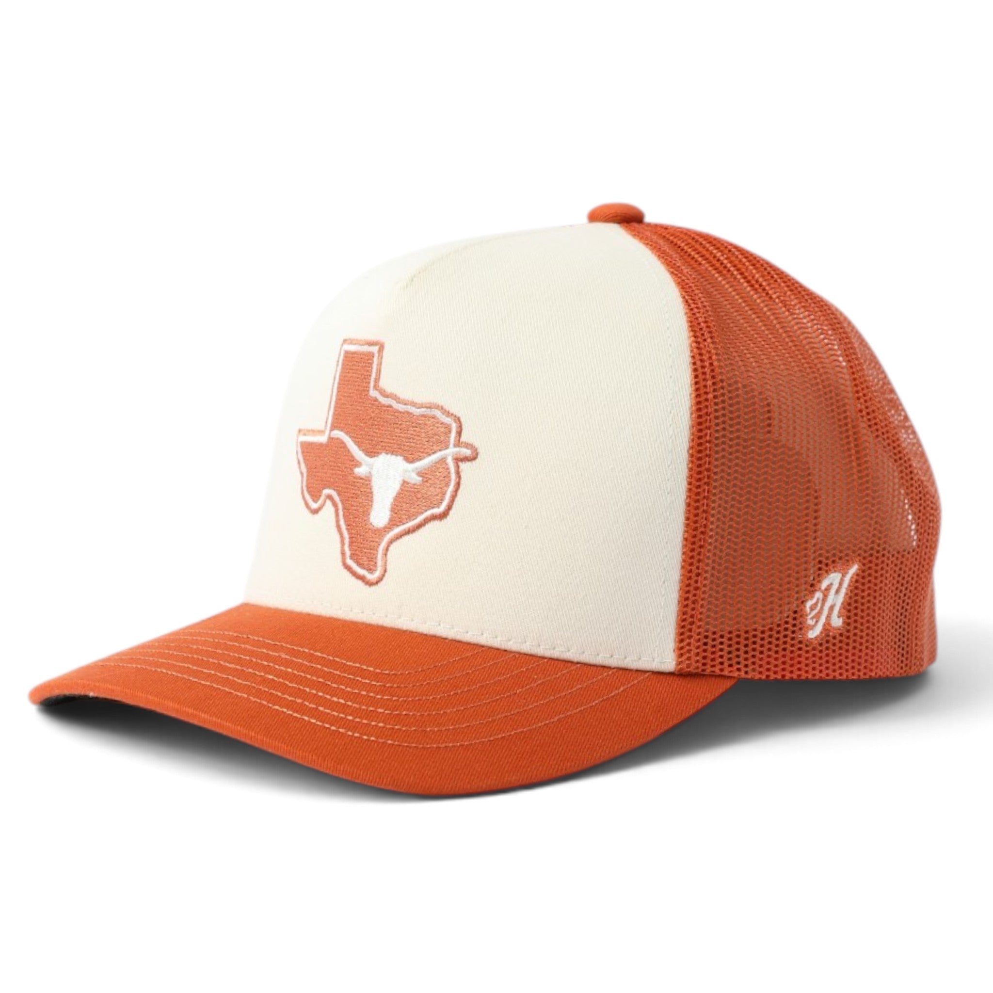 Hooey Texas Longhorns Steerhead 5 Panel Trucker Hat