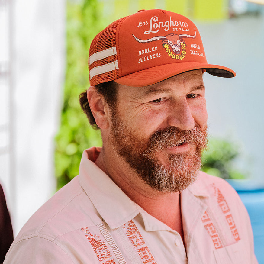 Howler Bros Los Longhorns De Tejas Foam Dome Hat