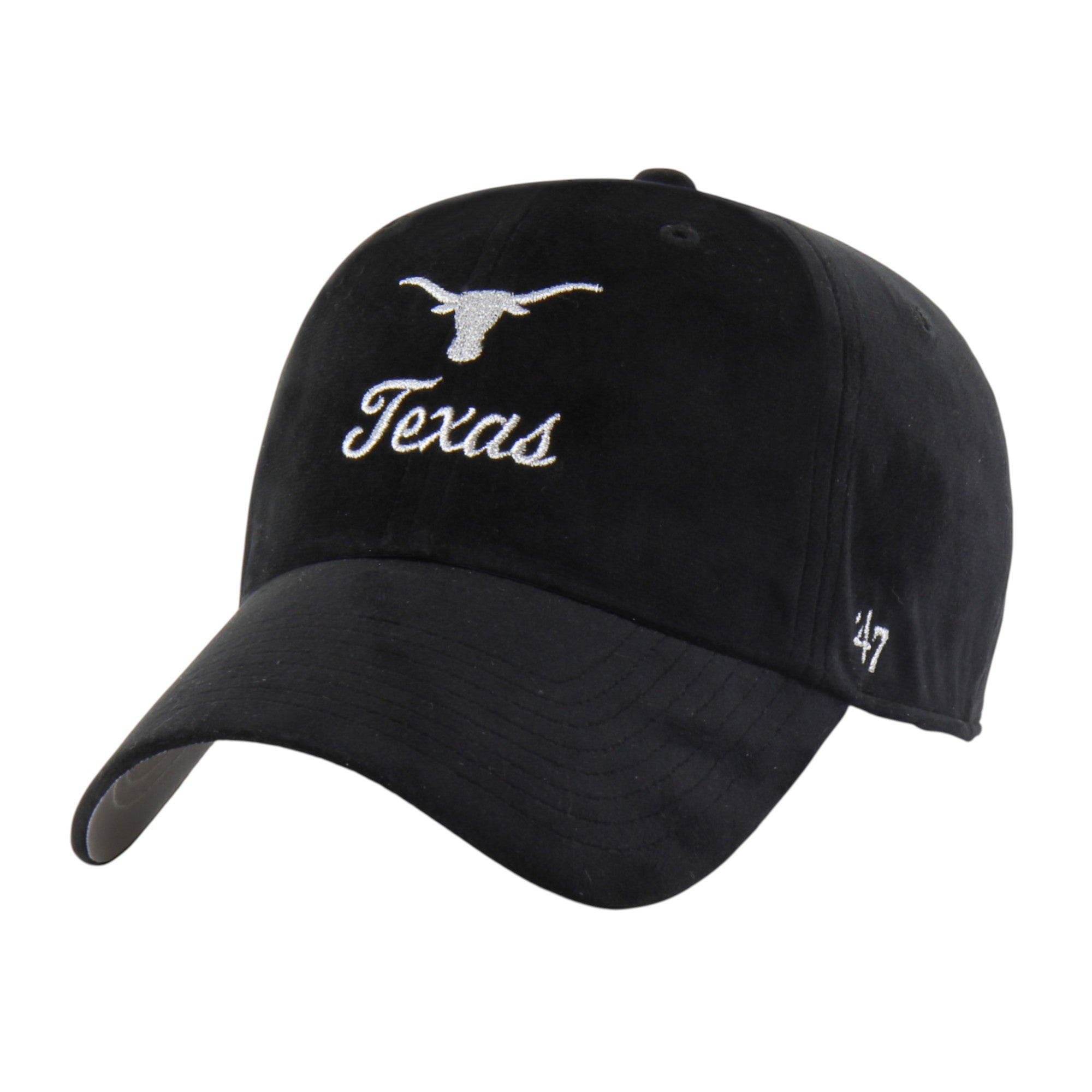 Texas Longhorns '47 Black Spirited Clean Up Hat