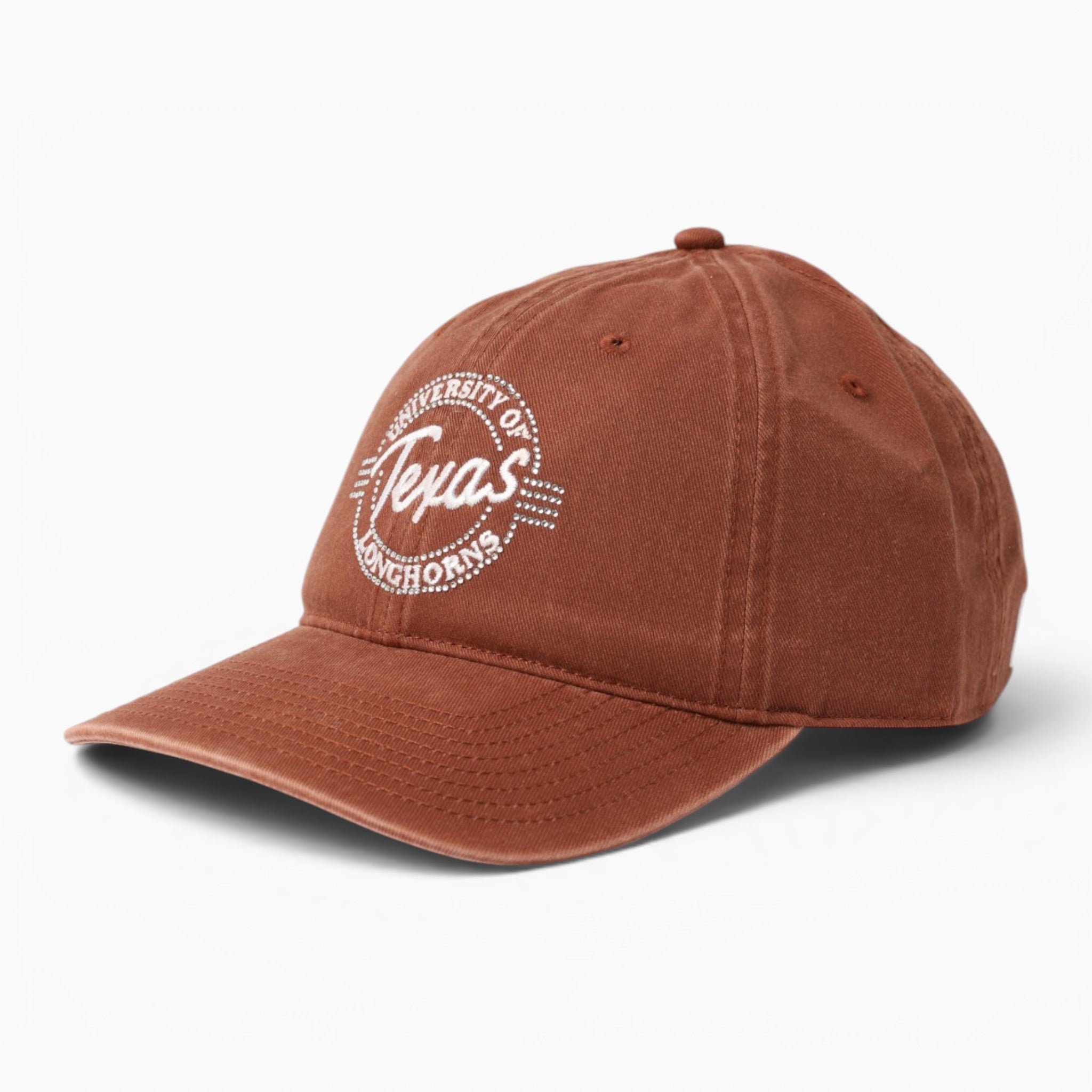Texas Longhorns Pigment Dyed Circle Logo Rhinestone Hat