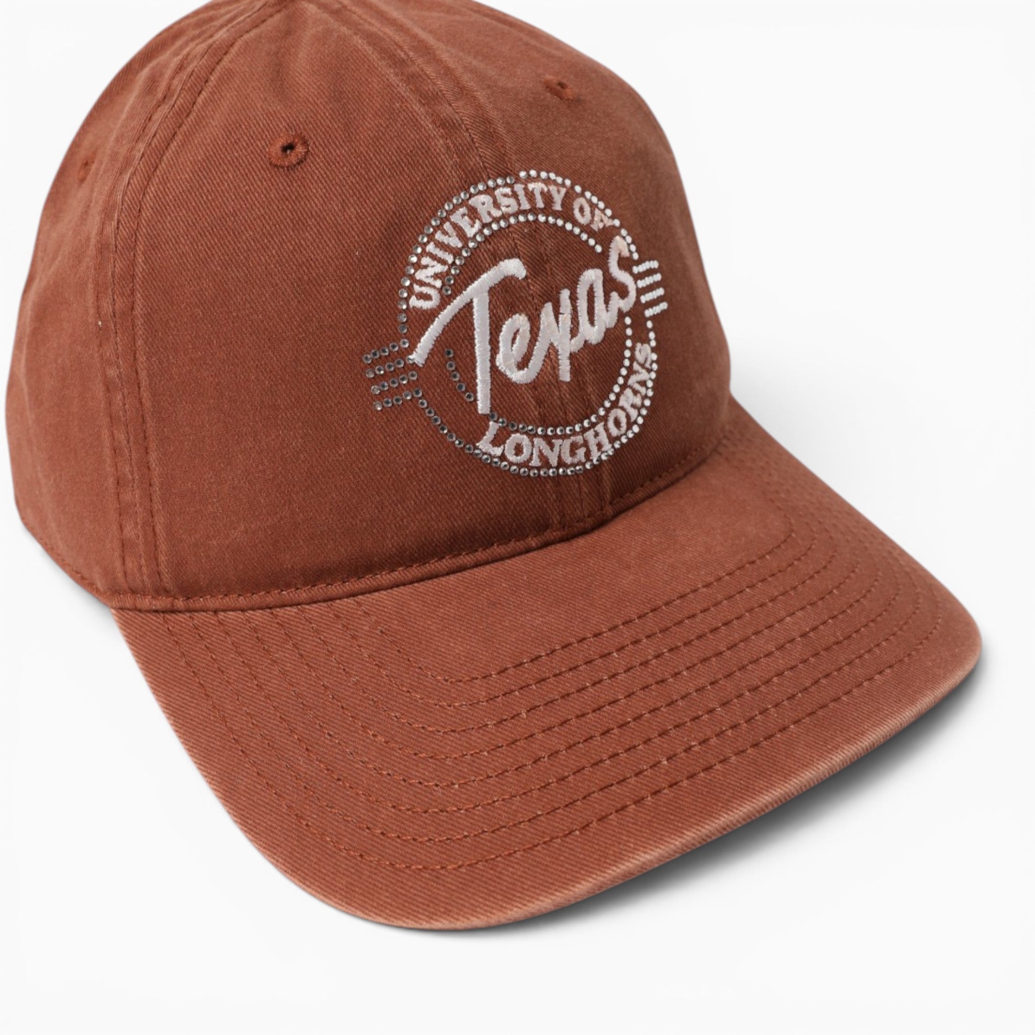 Texas Longhorns Pigment Dyed Circle Logo Rhinestone Hat