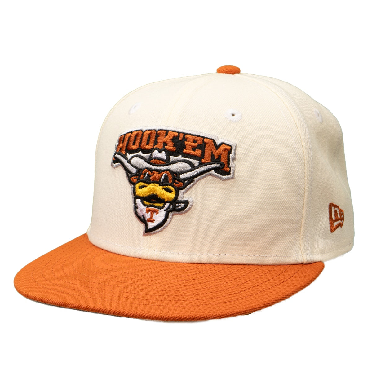 Youth New Era Texas Longhorns Vault Hook 'Em Two Tone Snapback Cap