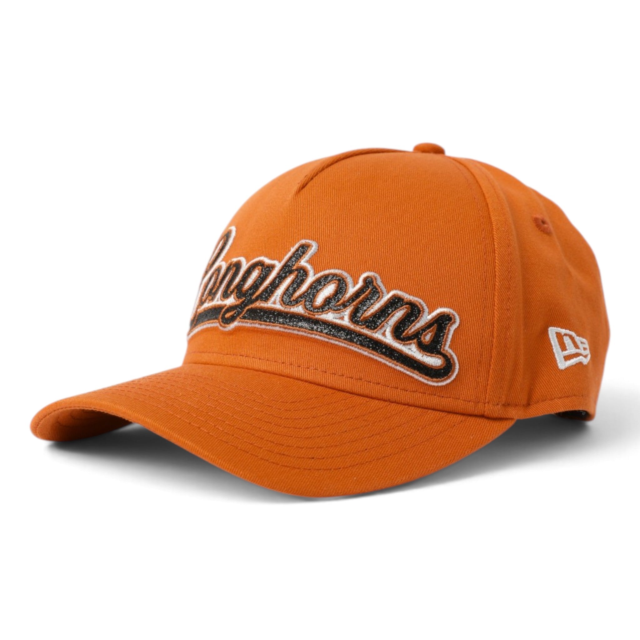 Youth New Era Texas Longhorns 9FORTY M-Crown A Frame Glitz Glitter Hat